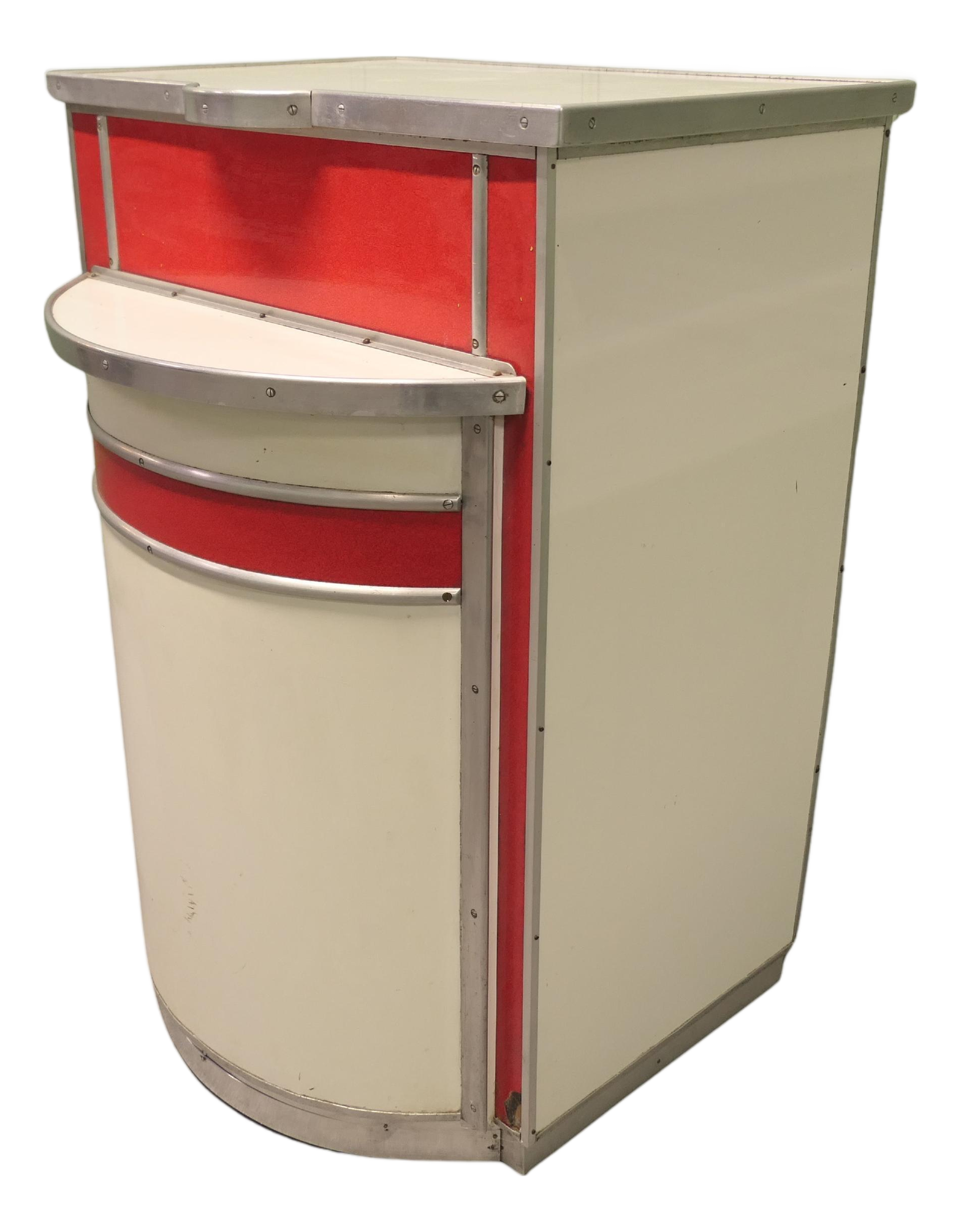 Vintage Dry Bar or Reception Desk in Formica, 1950s