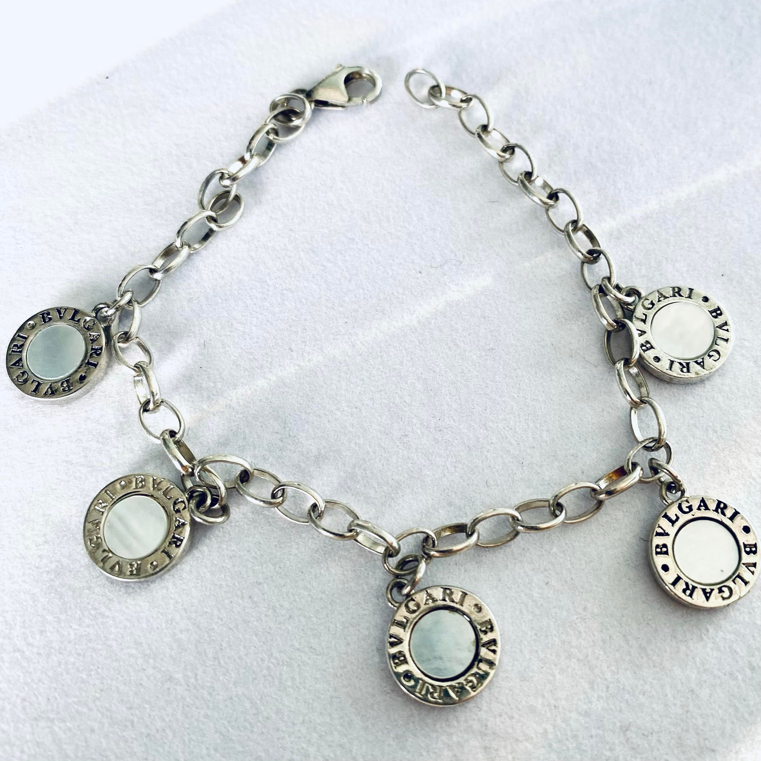 Bvlgari charm bracelet hotsell