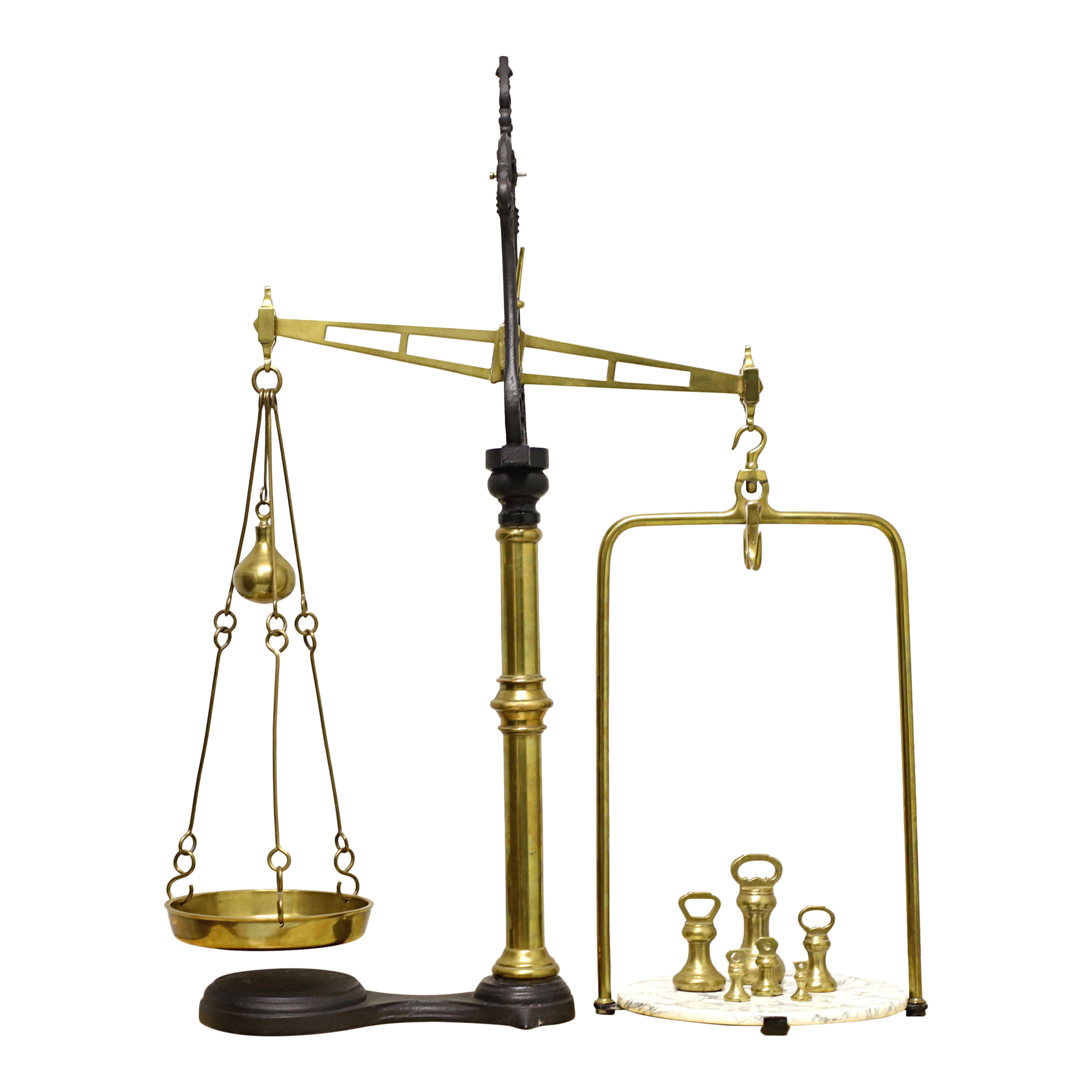 Antique 19th Century English Market Scales by Jh Piper of Wolverhampton | Chairish