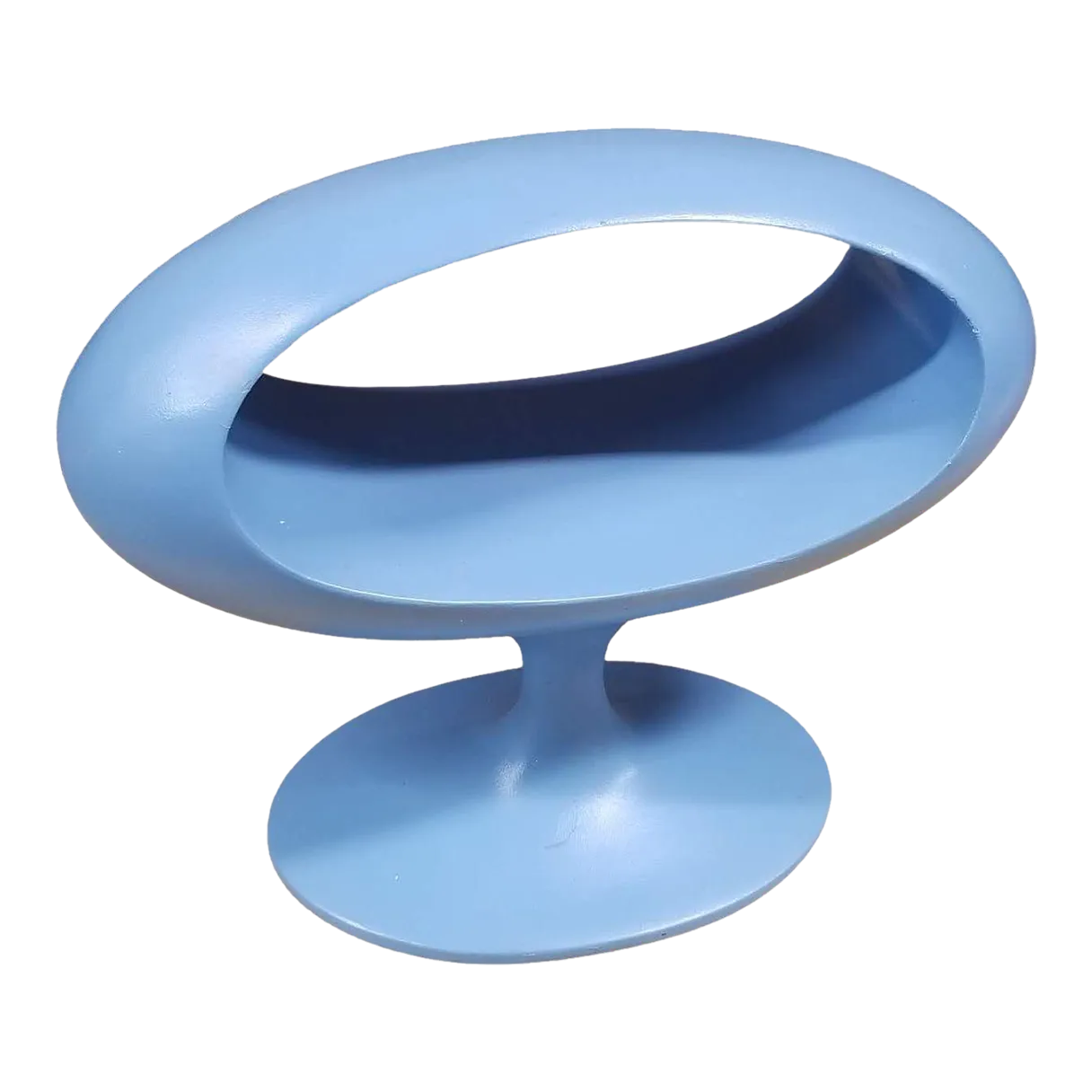 Y2k Space Age Mod Side Pedestal Table by William Emmerson