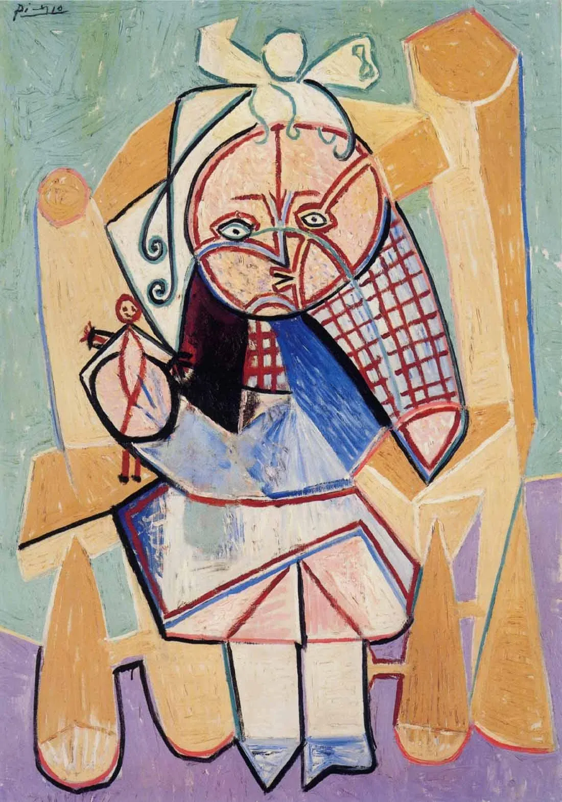 Picasso La Fille Du Concierge Giclee Numbered Edition | Chairish