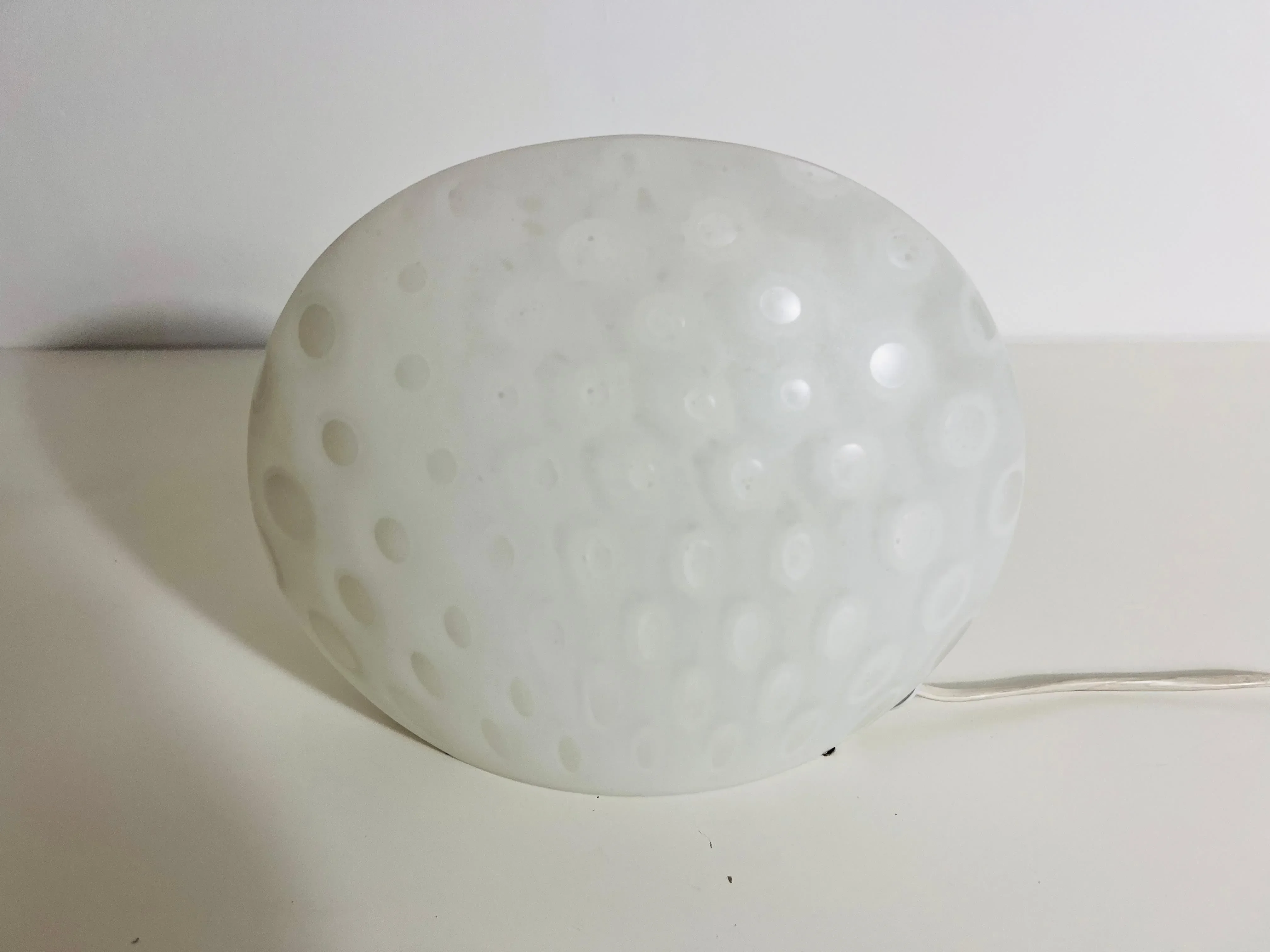 Mid-Century Glass Table Lamp by Peill & Putzler, 1970s, Germany main image 5