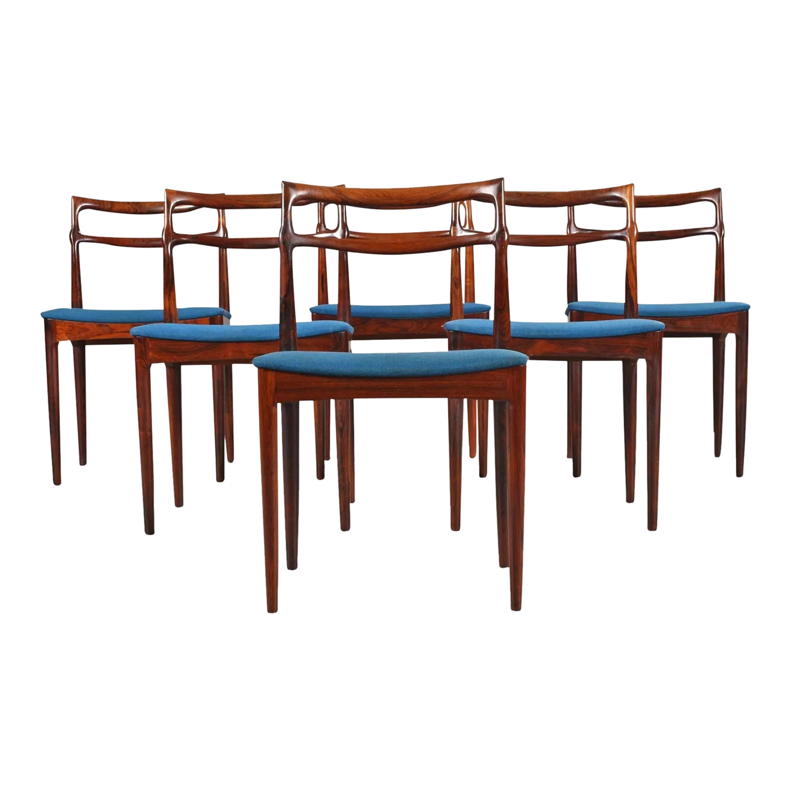 Rosewood Dining Chairs By Chr. Linneberg Set of 6 Chairish