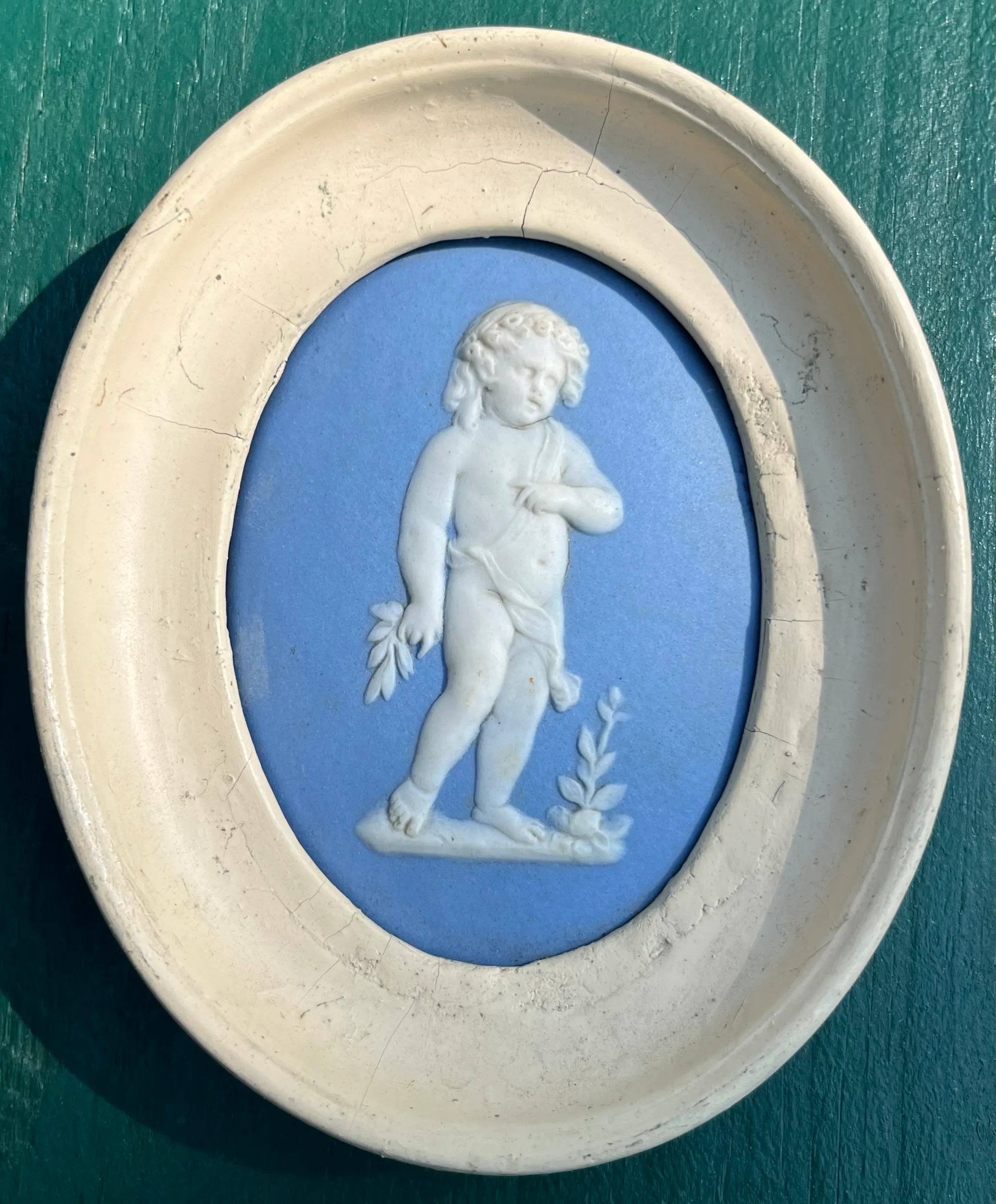 Antique Early 19th Century English Regency Wedgwood Jasperware