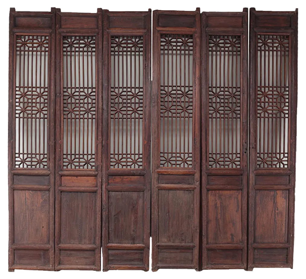 Antique Room Dividers, Set of 6 Chairish
