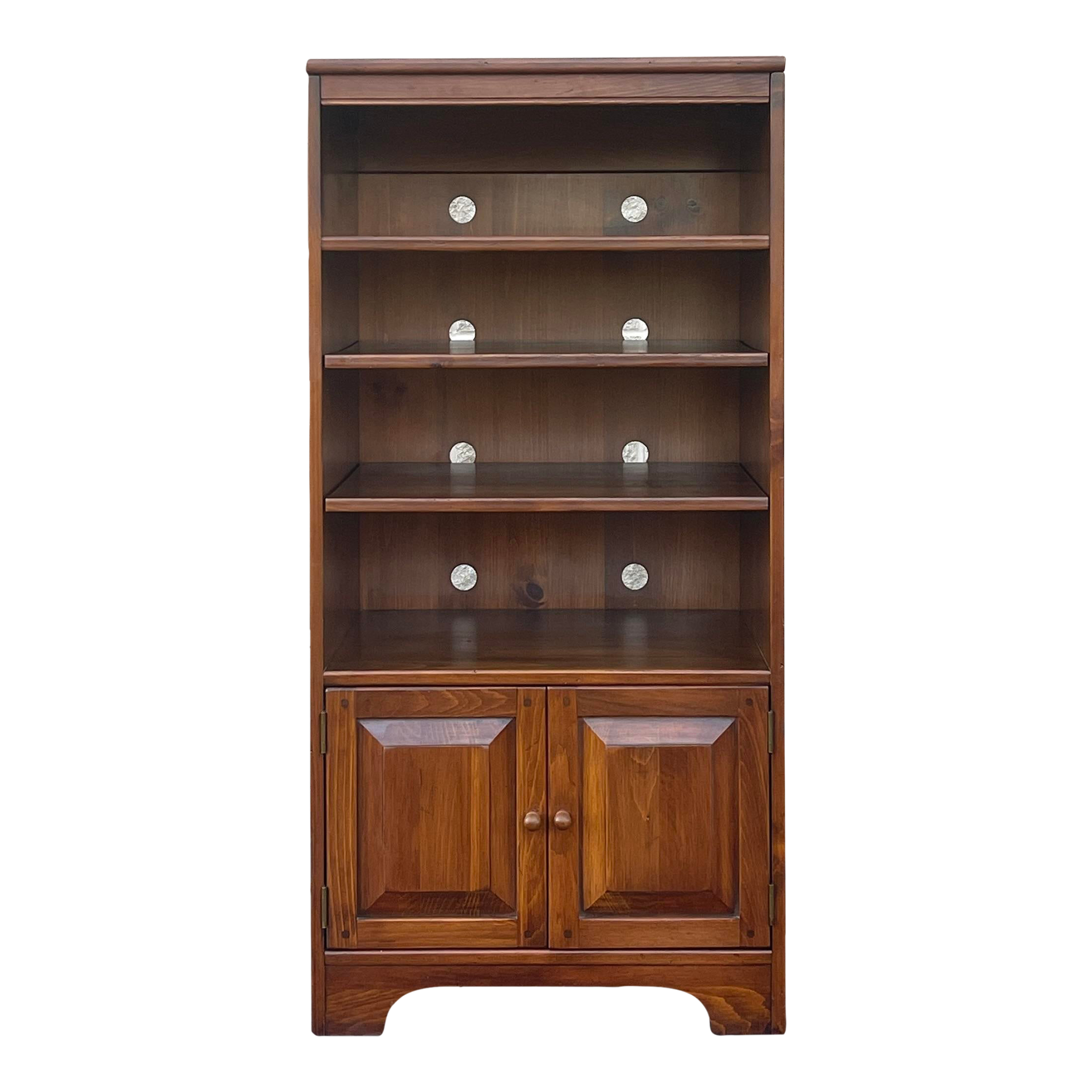 Vintage Ethan Allen Country Craftsman Traditional Rustic Pine Audio