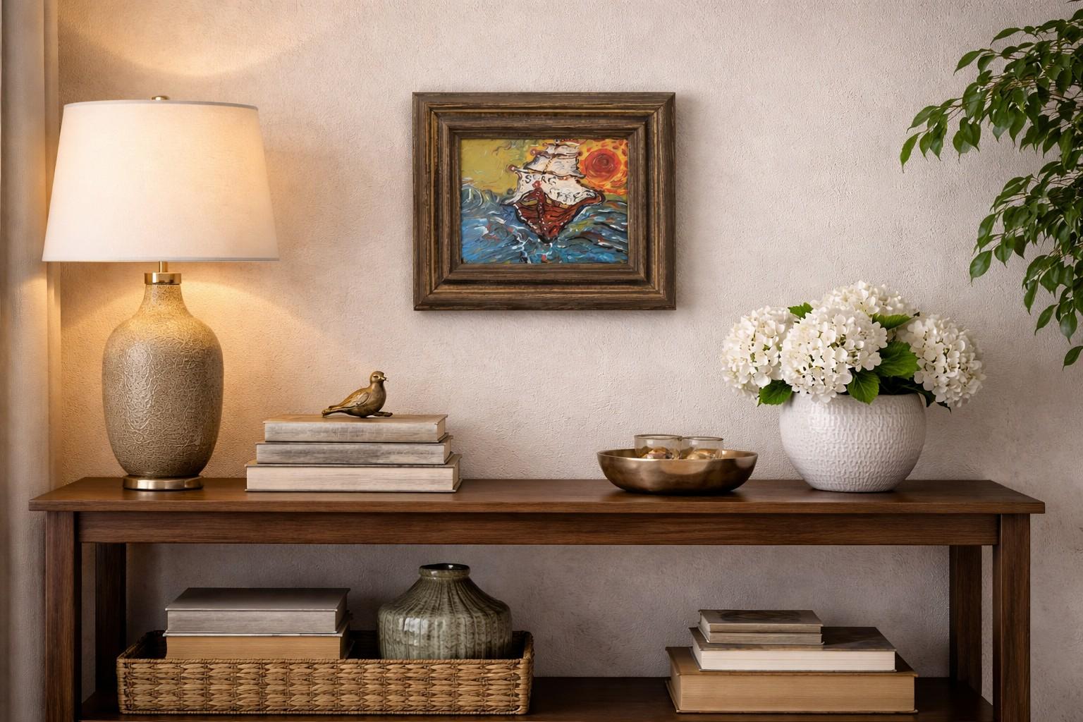 Serg Graff Acrylic Painting Ship Seascape \
