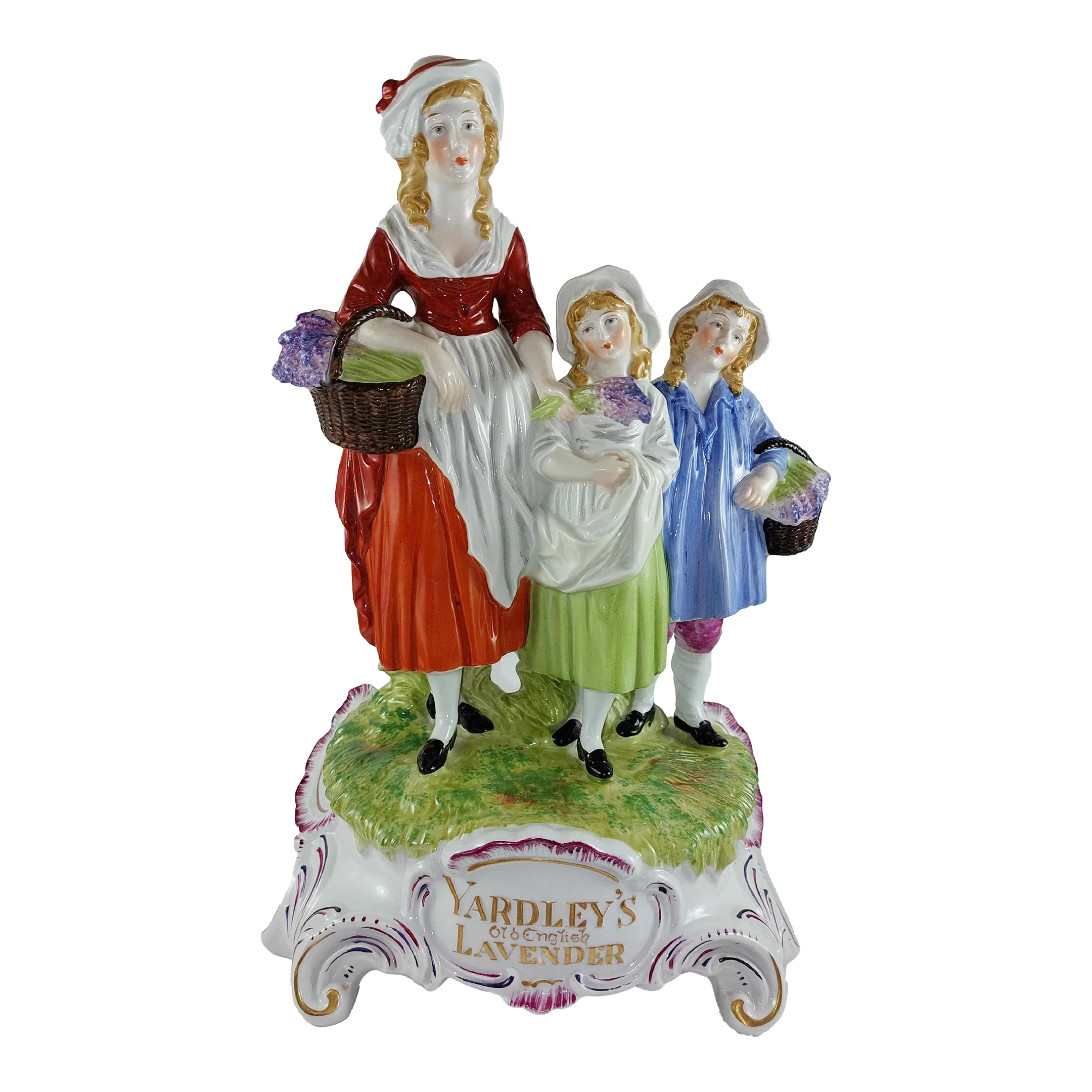 Antique Yardley's Old English Lavender Dresden China Porcelain