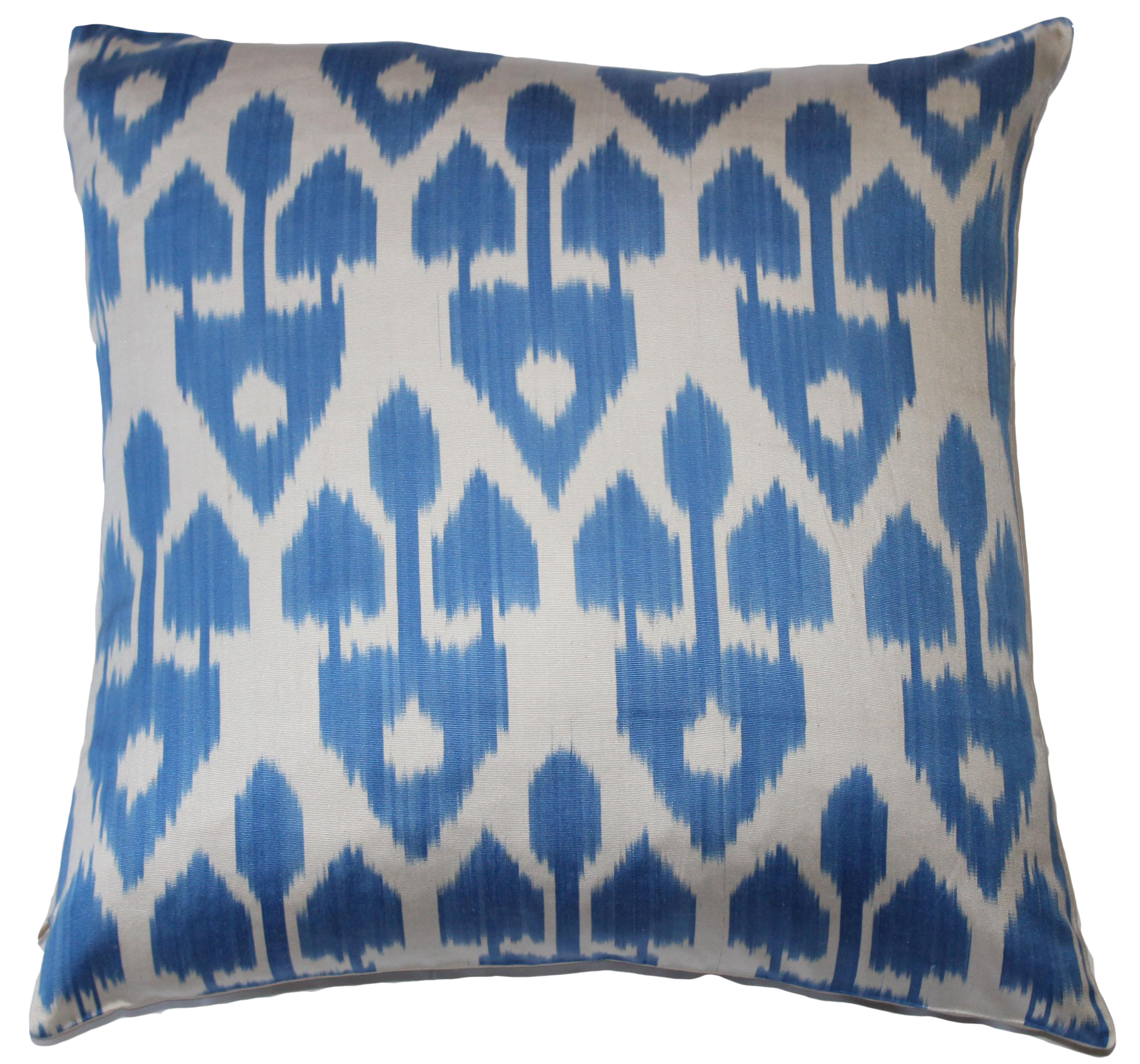 Contemporary Silk Ikat Pillow Cover Bohemian Pillow Chairish