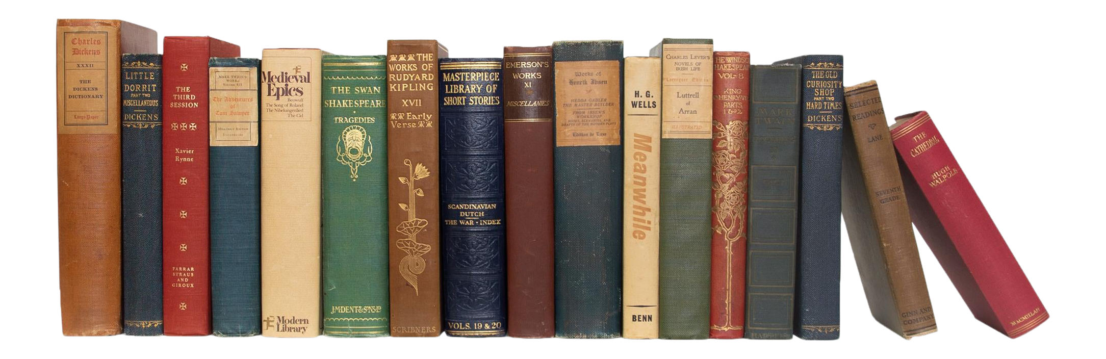 Vintage World Classics Books Set 1012 Pieces Chairish