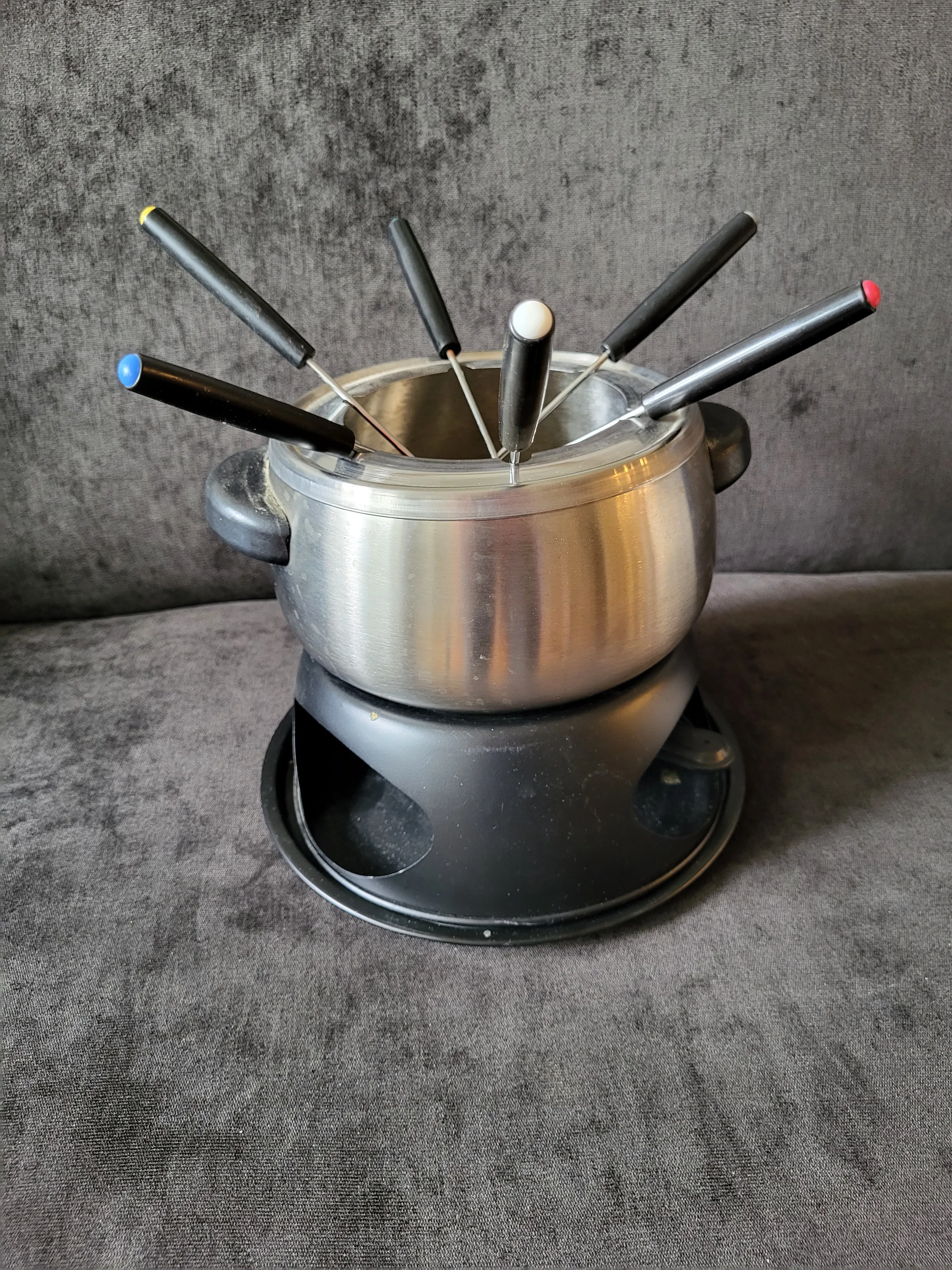 Fondue Maker, Stainless Steel Fondue Pot