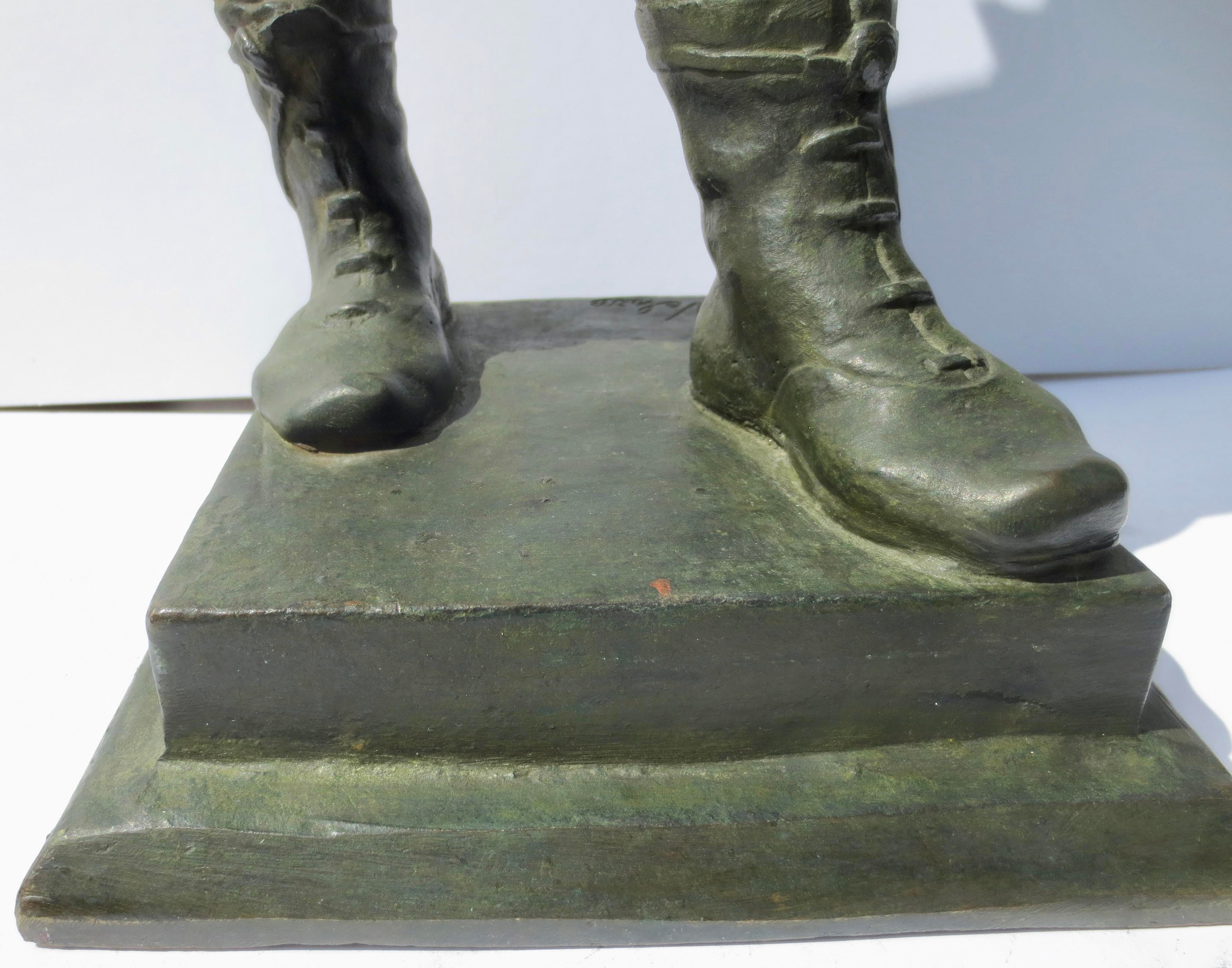 Henri Alphonse Nelson Bronze Sculpture \