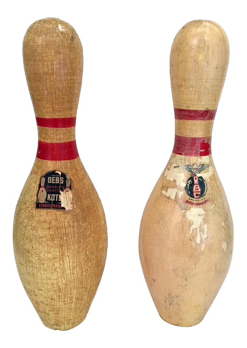 Vintage Bowling Pins A Pair Chairish
