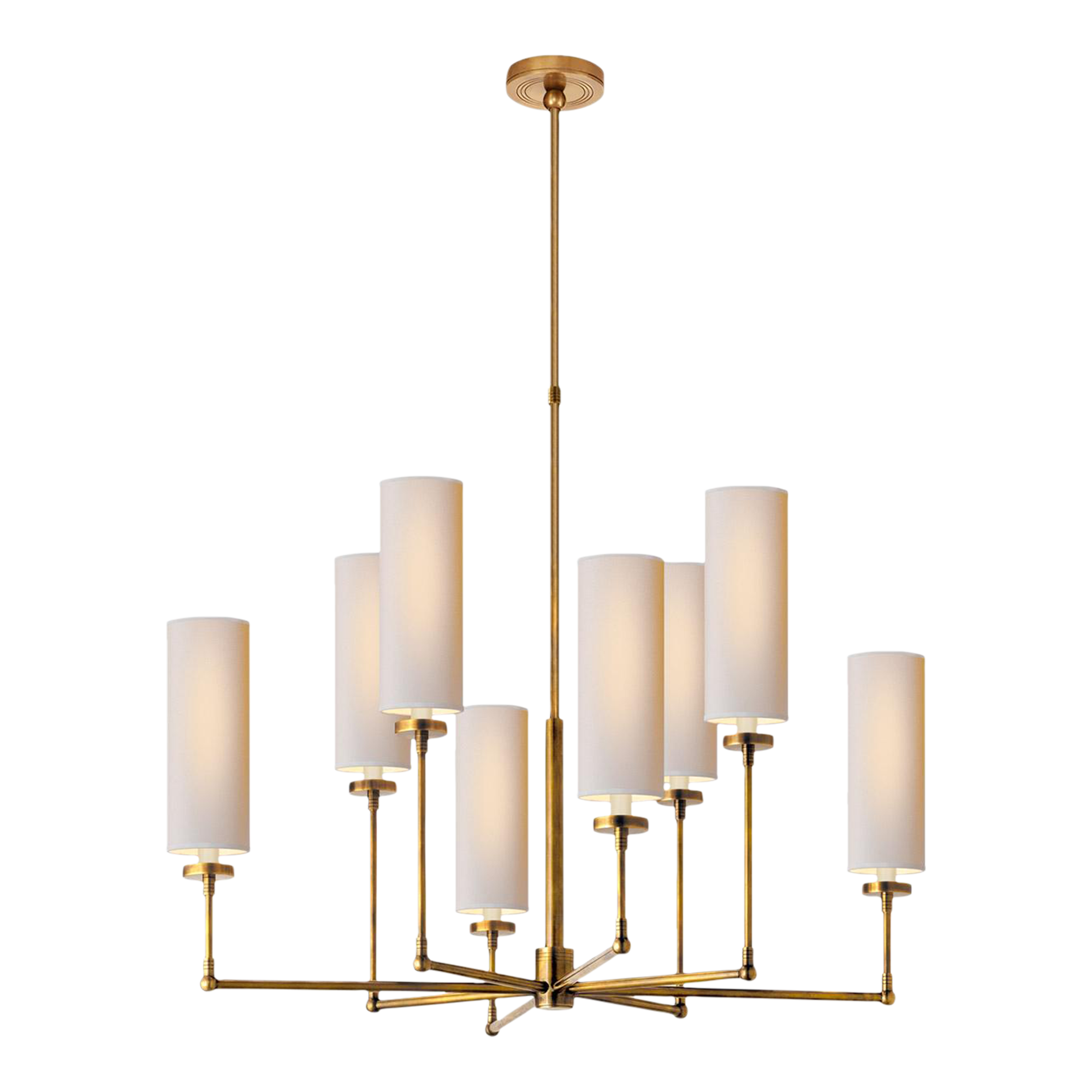 Thomas O'Brien for Visual Comfort Ziyi Large Chandelier in HandRubbed