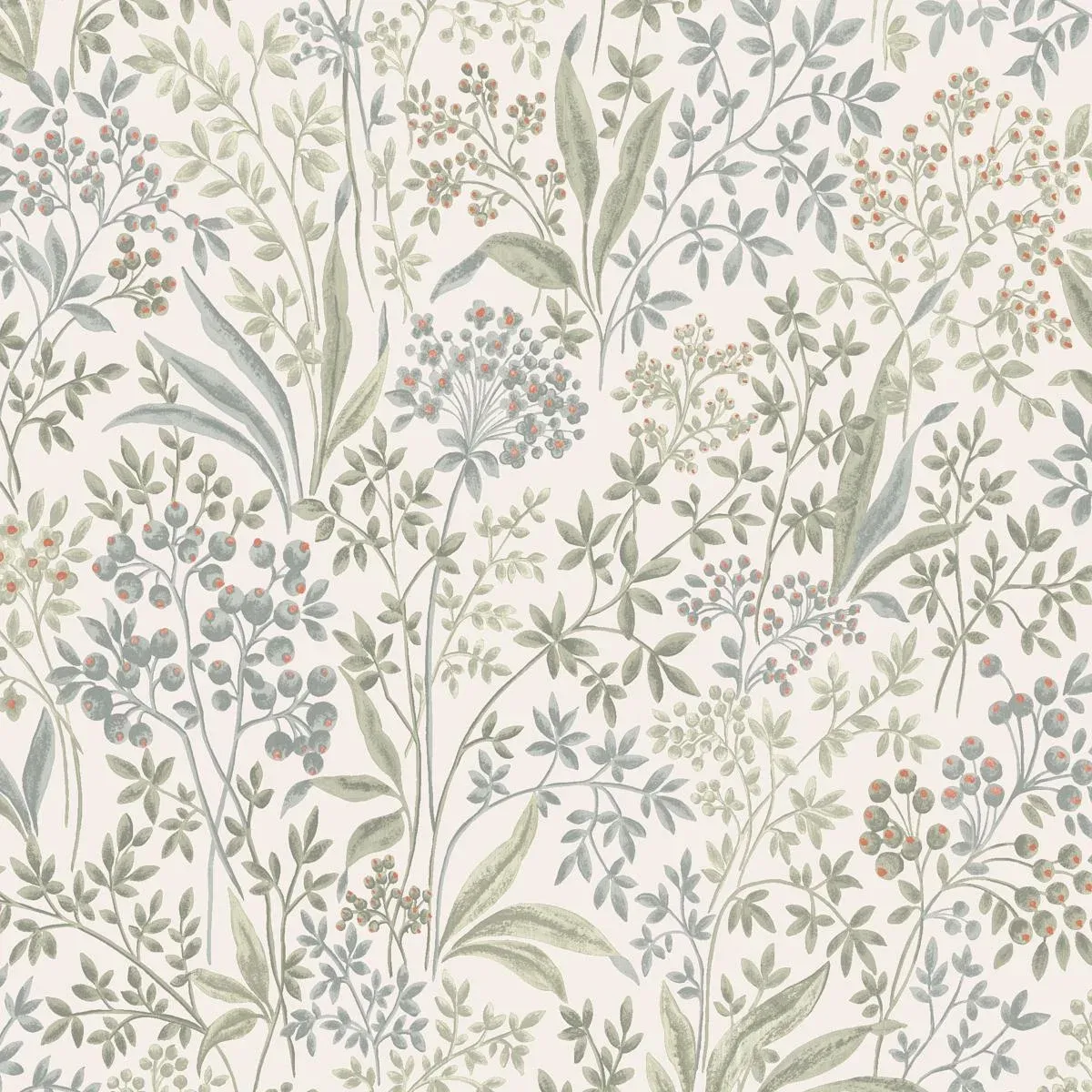Borastapeter Nocturne Wallpaper in Sage Chairish