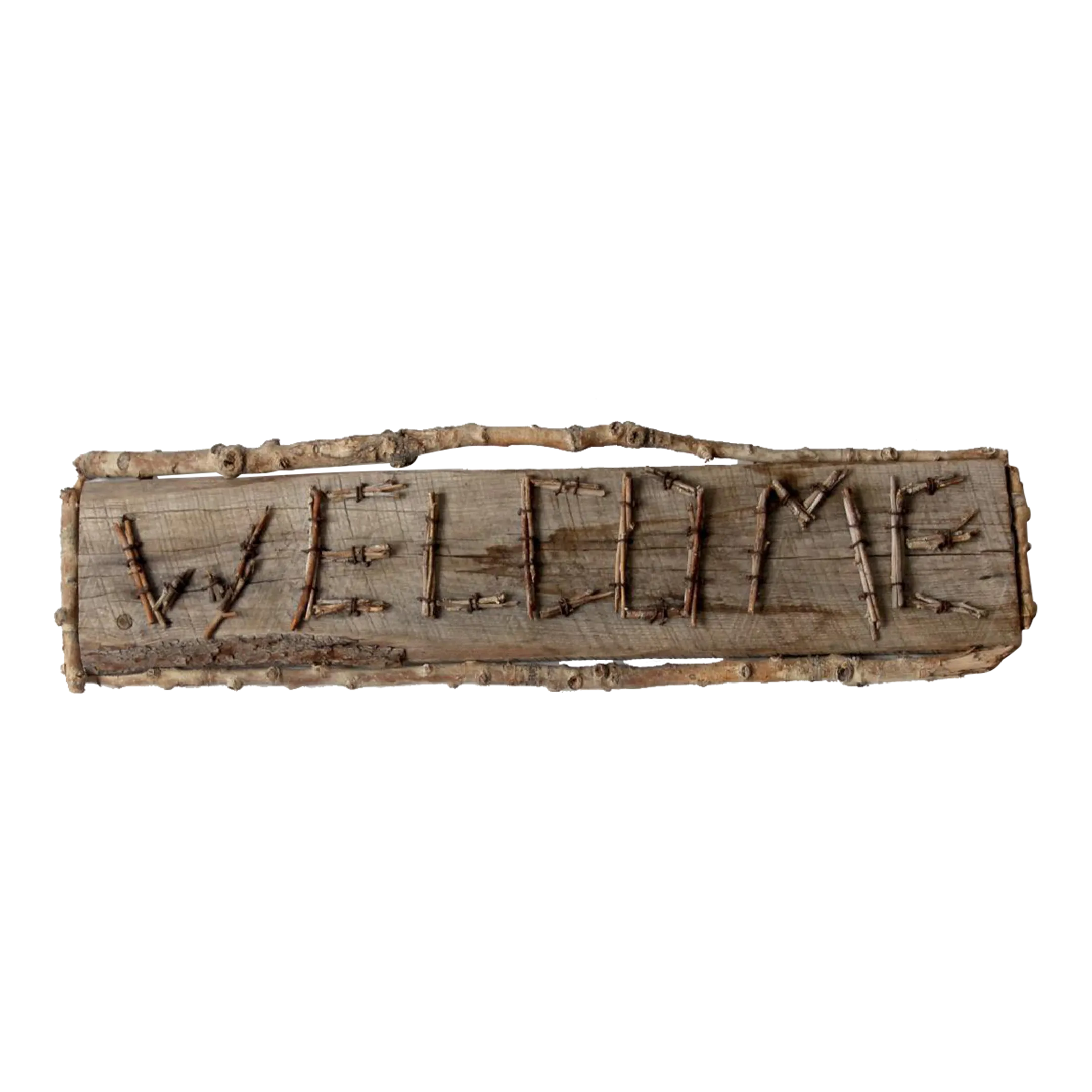 Vintage Rustic Welcome Sign | Chairish