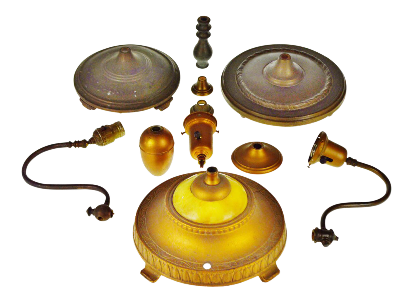 Vintage Floor Lamp Parts Set of 11 Chairish