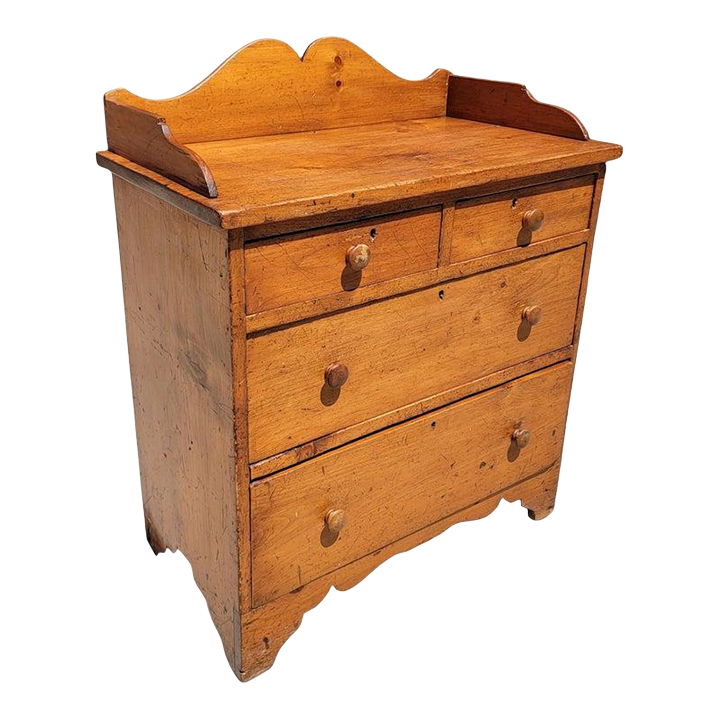 19th Century New England Small Chest of Drawers Chairish