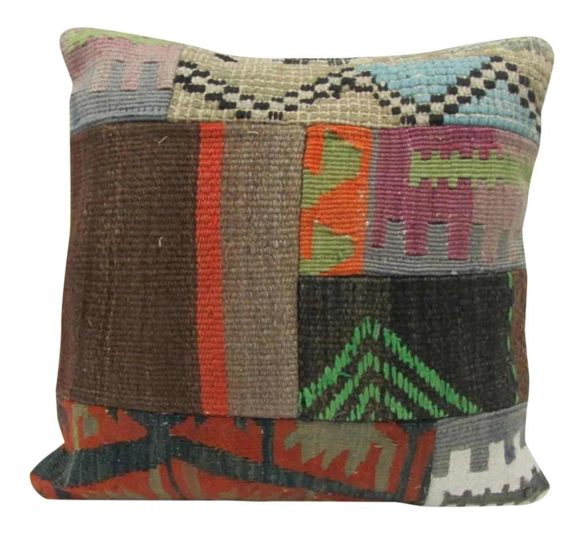 Handmade Patchwork Kilim Pillow Cover Chairish