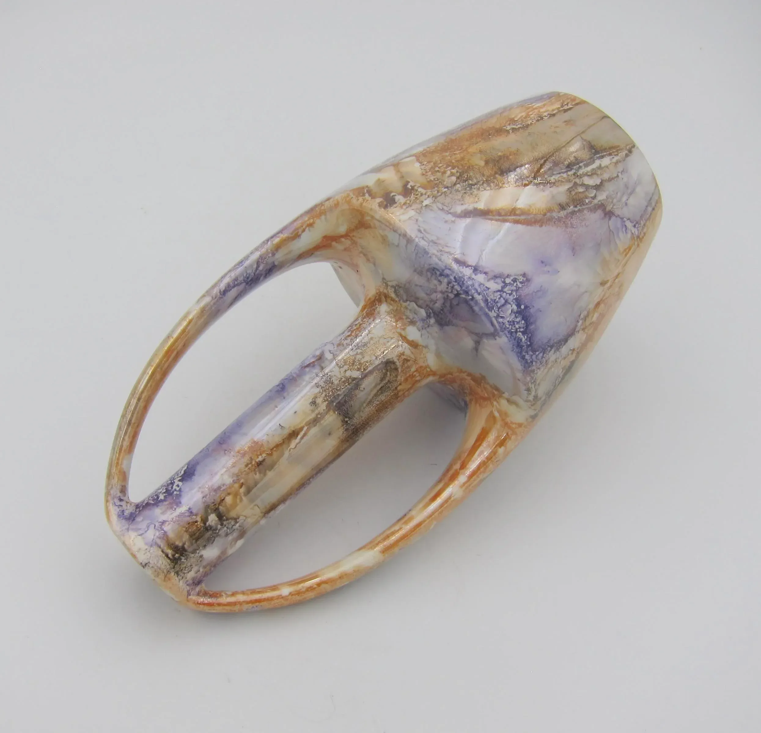 Arabia of Finland Marble Lustre Vase 1928-1932 | Chairish