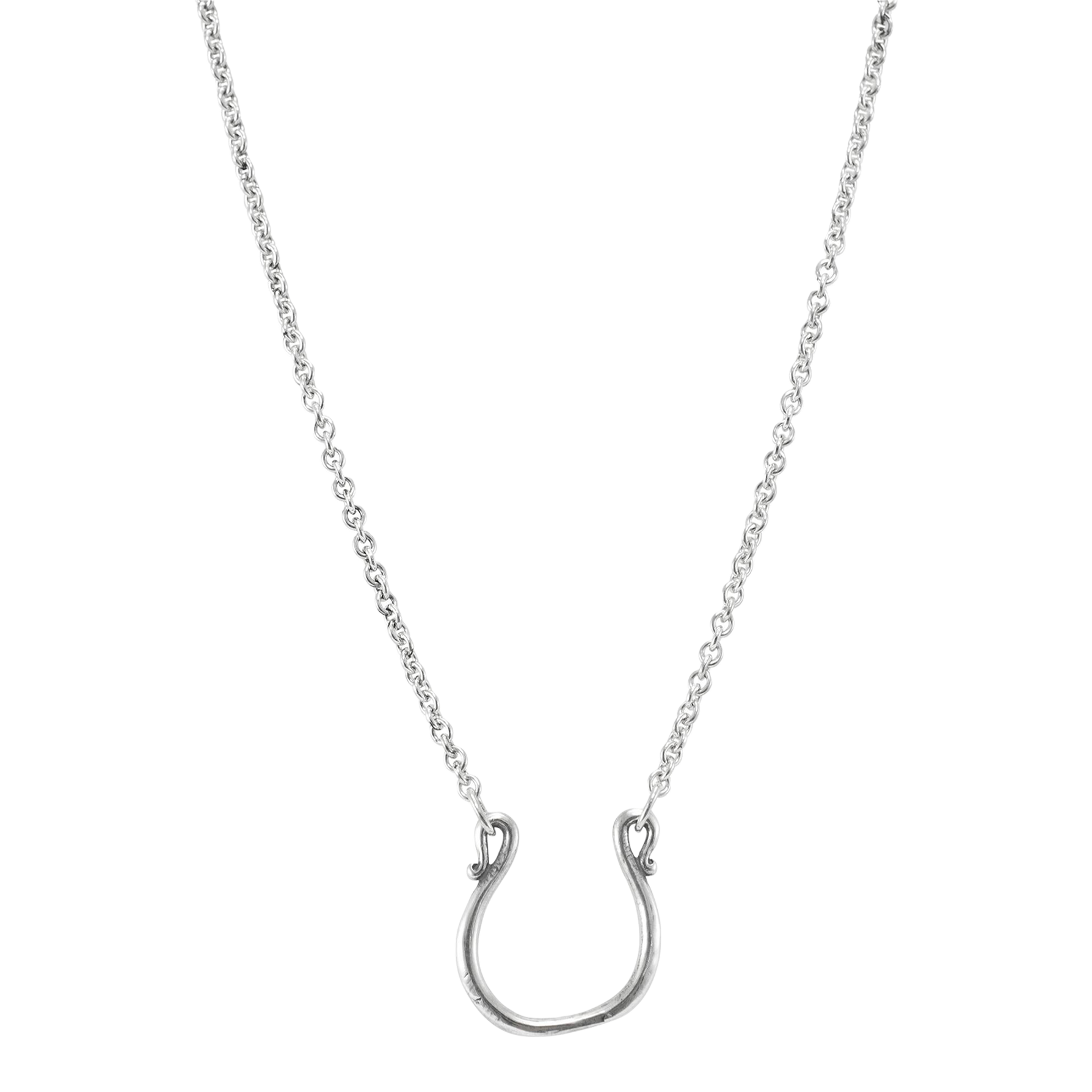 James Avery 925 Sterling Silver Changeable Horseshoe Charm Pendant Necklace