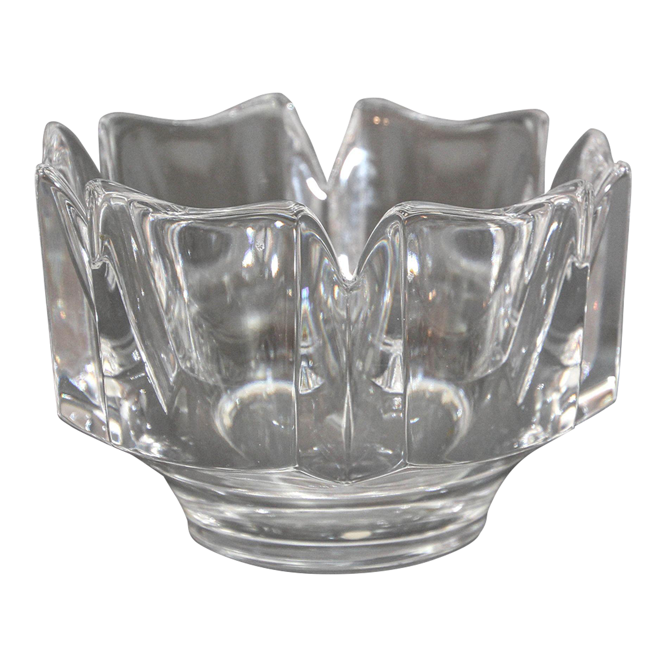 Vintage Orrefors “Corona” Crystal Bowl Signed – The Swan's House