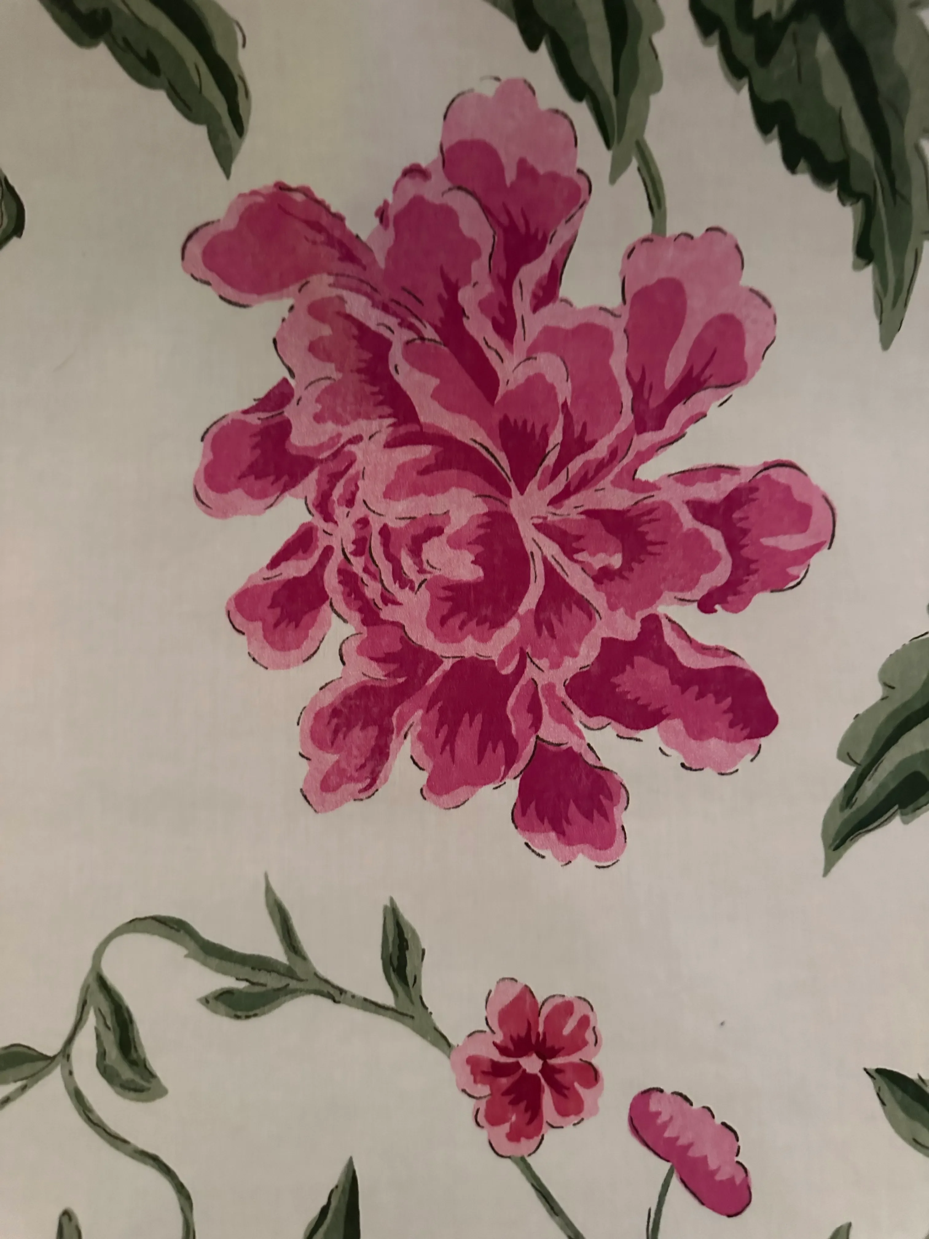 Citronier 100% Cotton Fabric by Schumacher Cotton Chintz 2 5/8 Yards