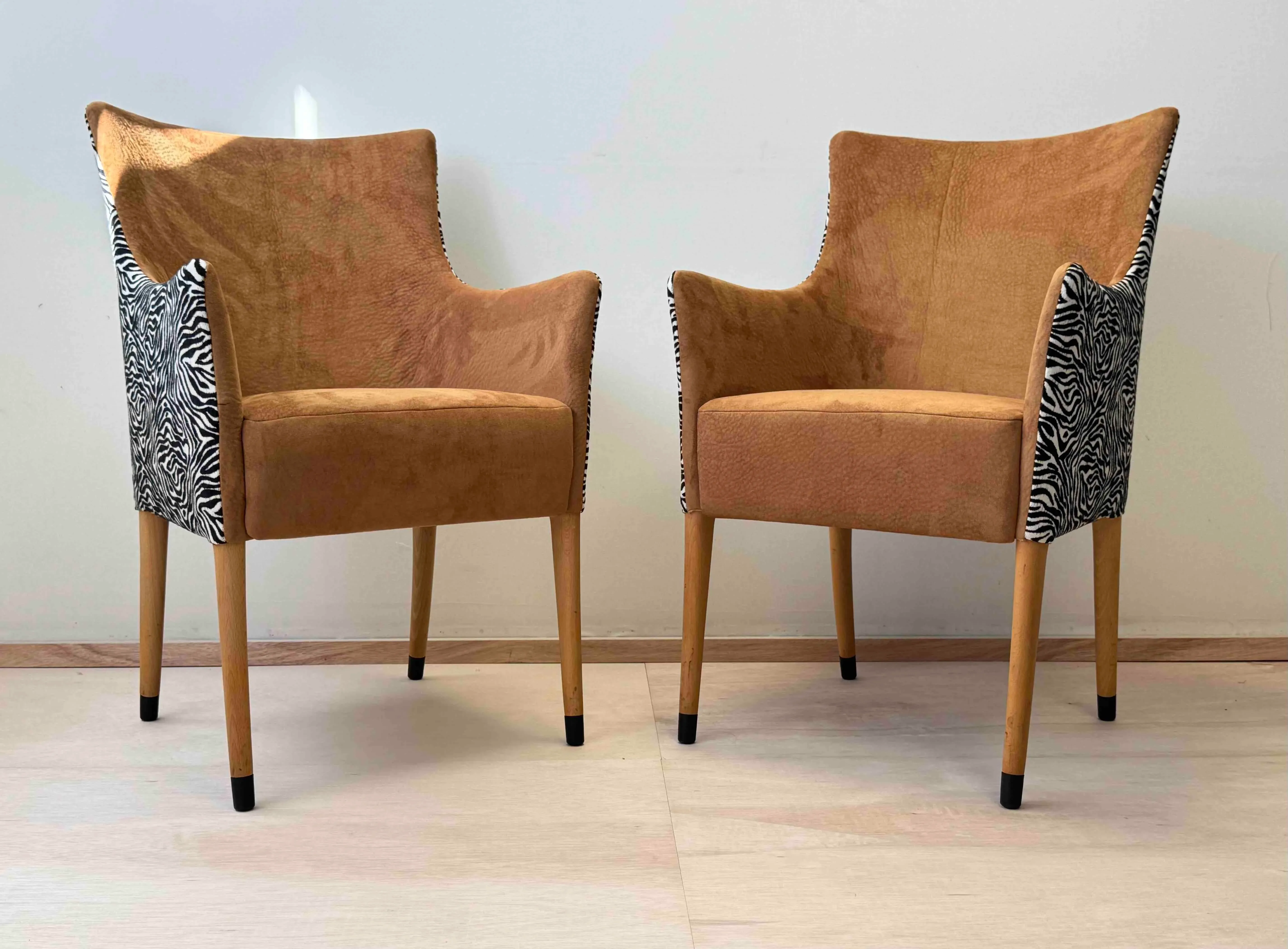Italian Giorgina Armchairs by Giorgetti, 1980s, Set of 2