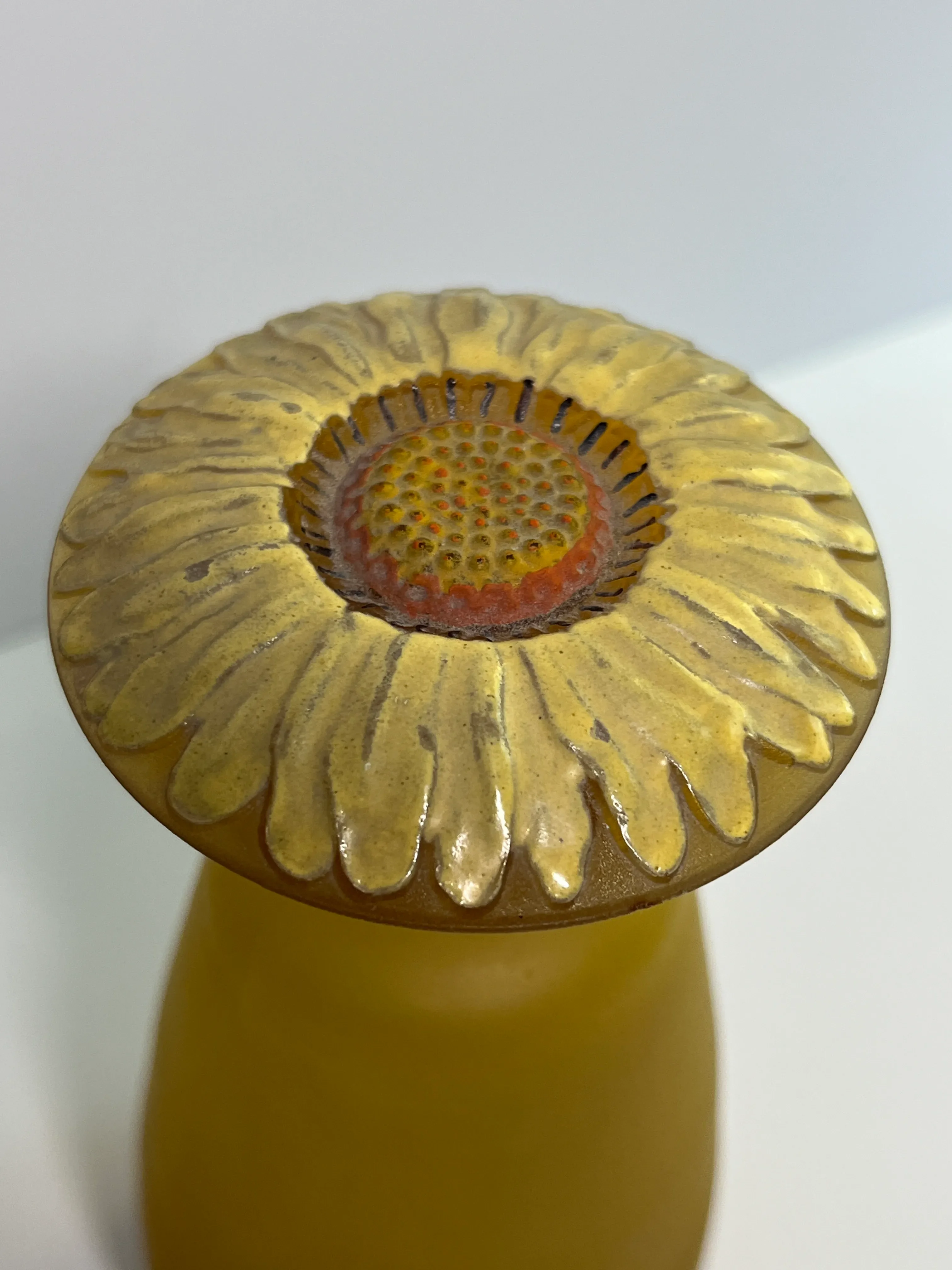 Vintage French Sunflower Perfume Bottle