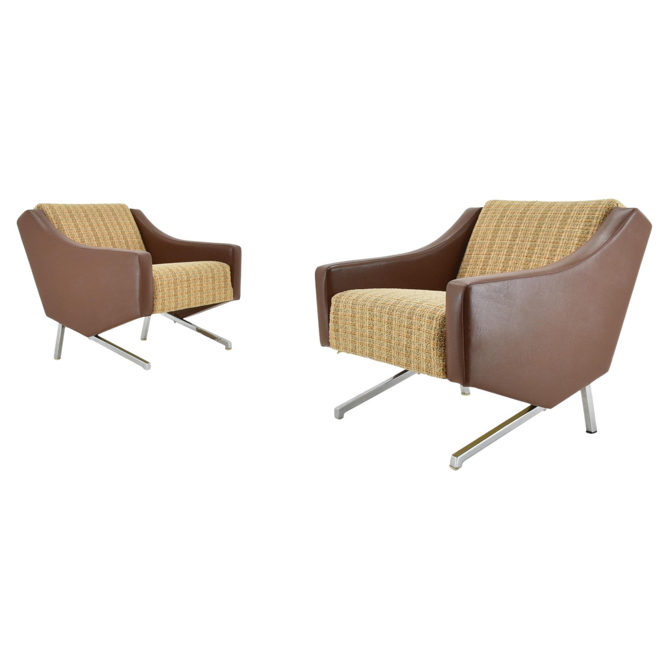 Set of Italian Armchairs, 1960s
