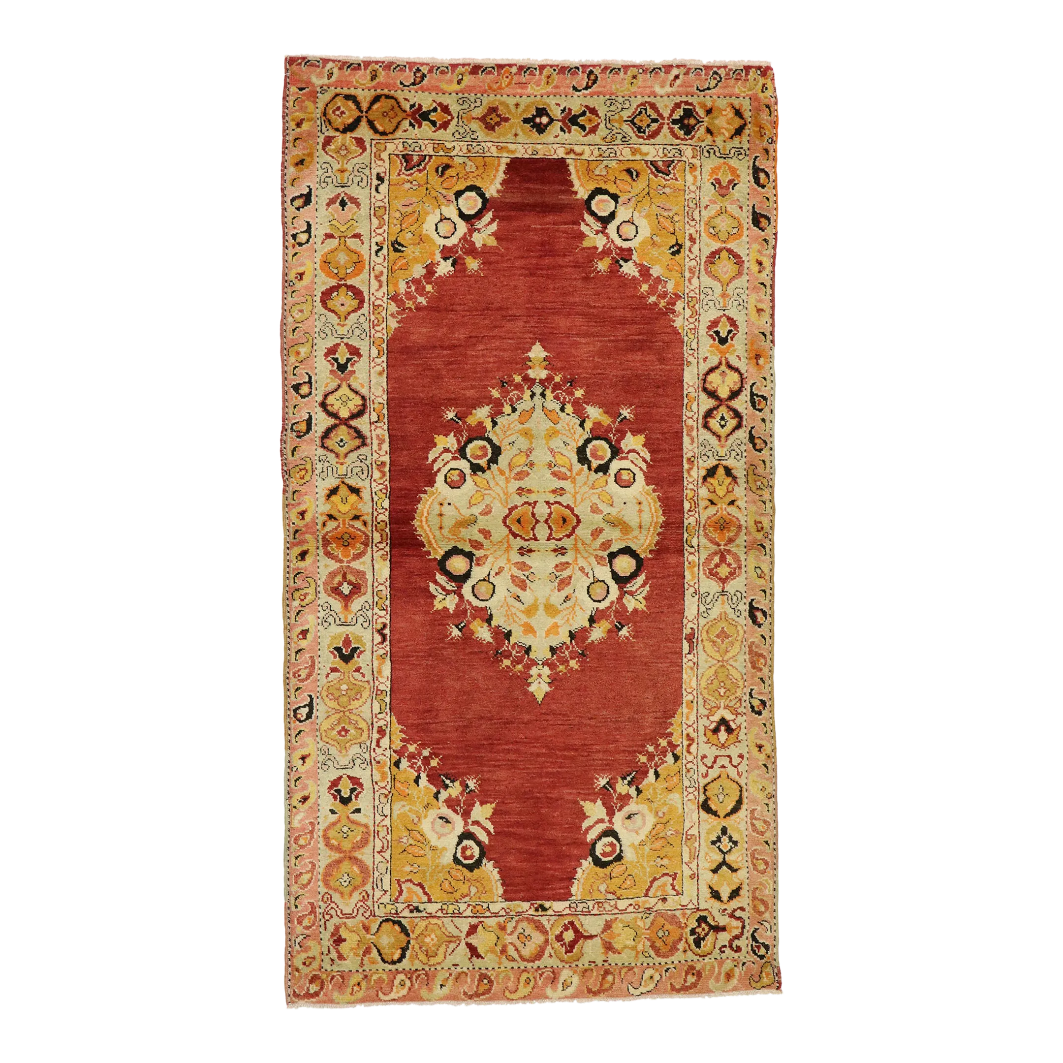 ROUND112cm\"Clockwork”ViNTAGE TURKiSH RUG 9_833914c6-63f1-4de0-b82a-