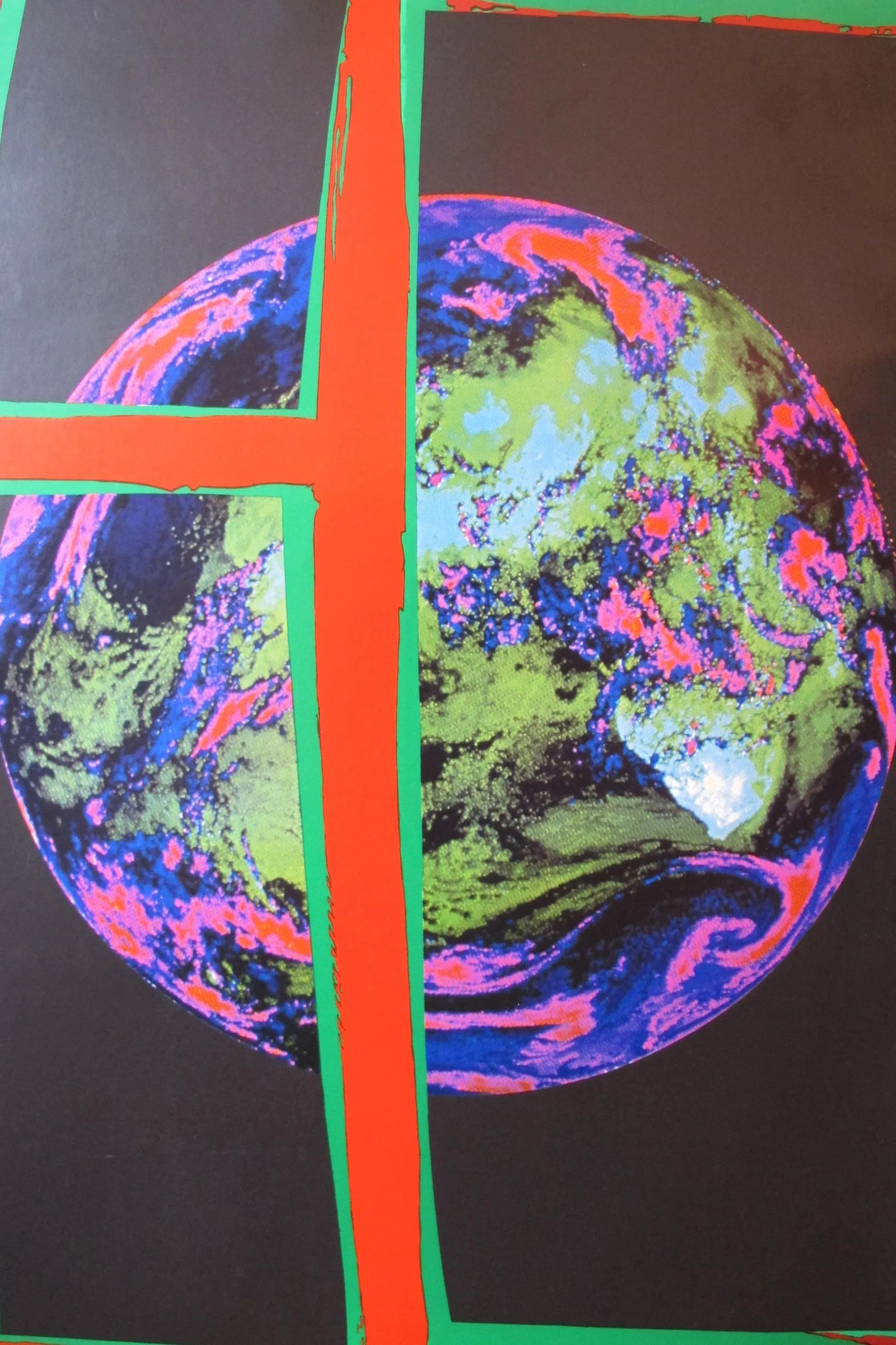 1980 Original Air France Travel Poster - Merveilles De La Terre