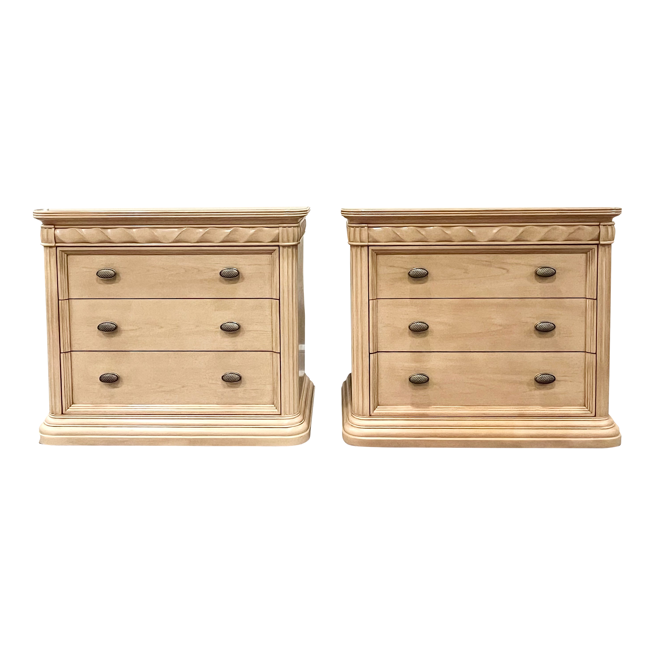 Bernhardt Rendition Set of 2 Night Stands Chairish