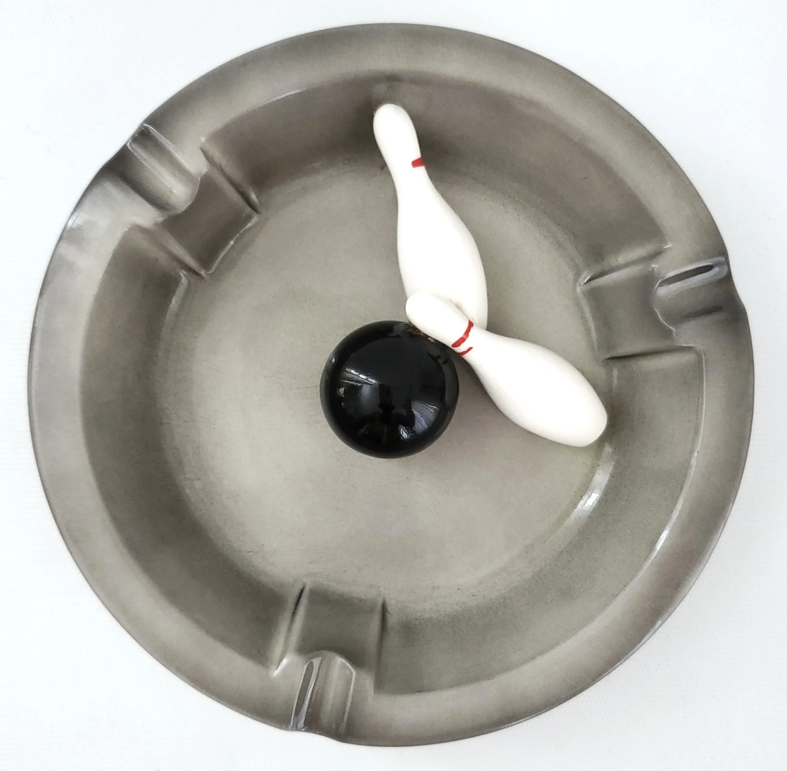 【アシモクラフツ】 A poy tray PAG saucer 120 皿 Flip Top Tabletop Ashtray - Ex-Cell Kaiser
