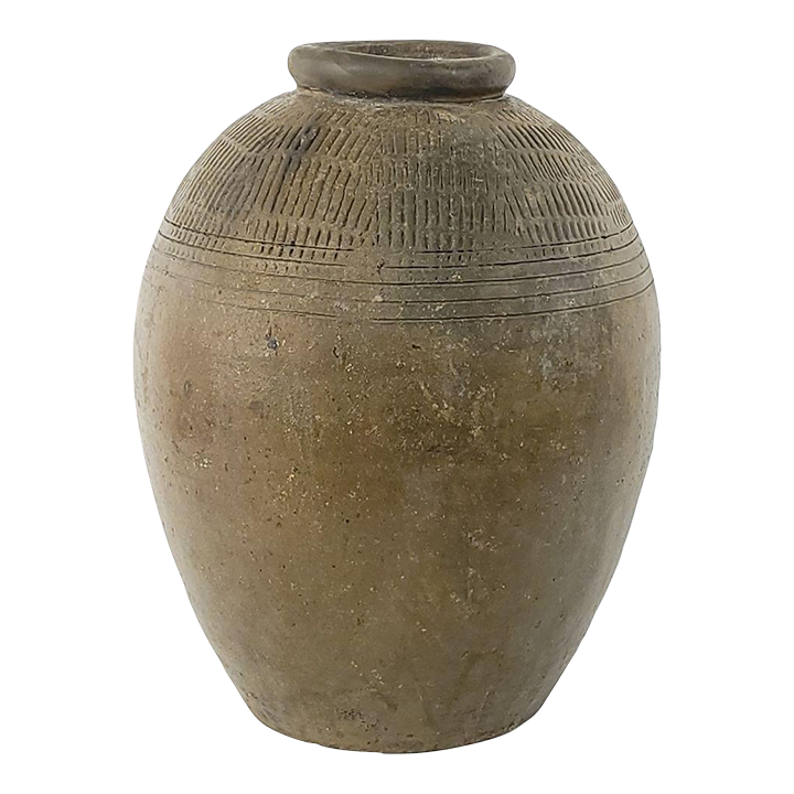 19th Century Japanese Pottery Jar Chairish