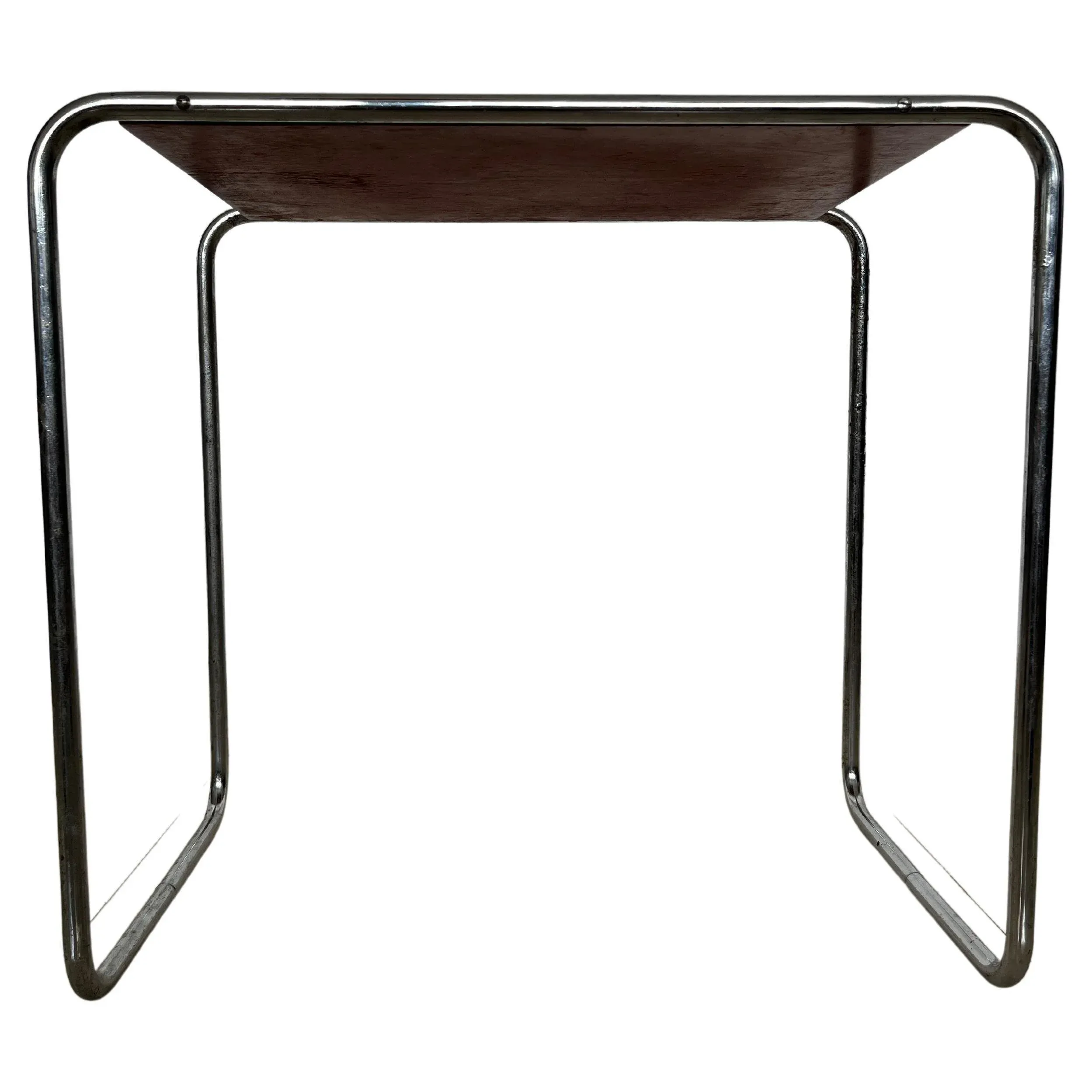 Bauhaus Chrome B9 Side Table attributed to Marcel Breuer for Mücke