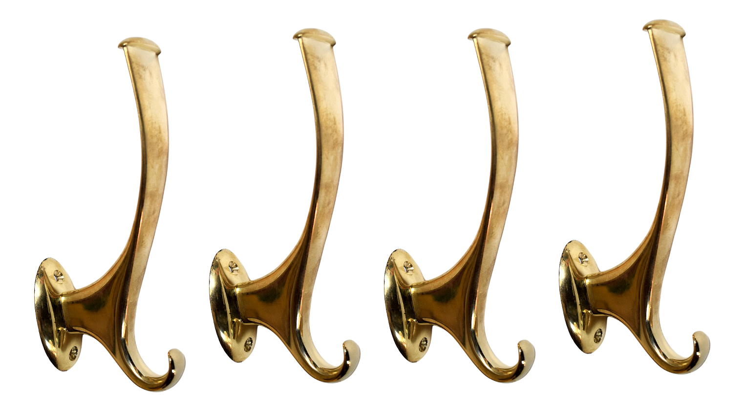 Art Deco Brass Coat Hooks by Josef Hoffmann 1930s Set of 4 Chairish