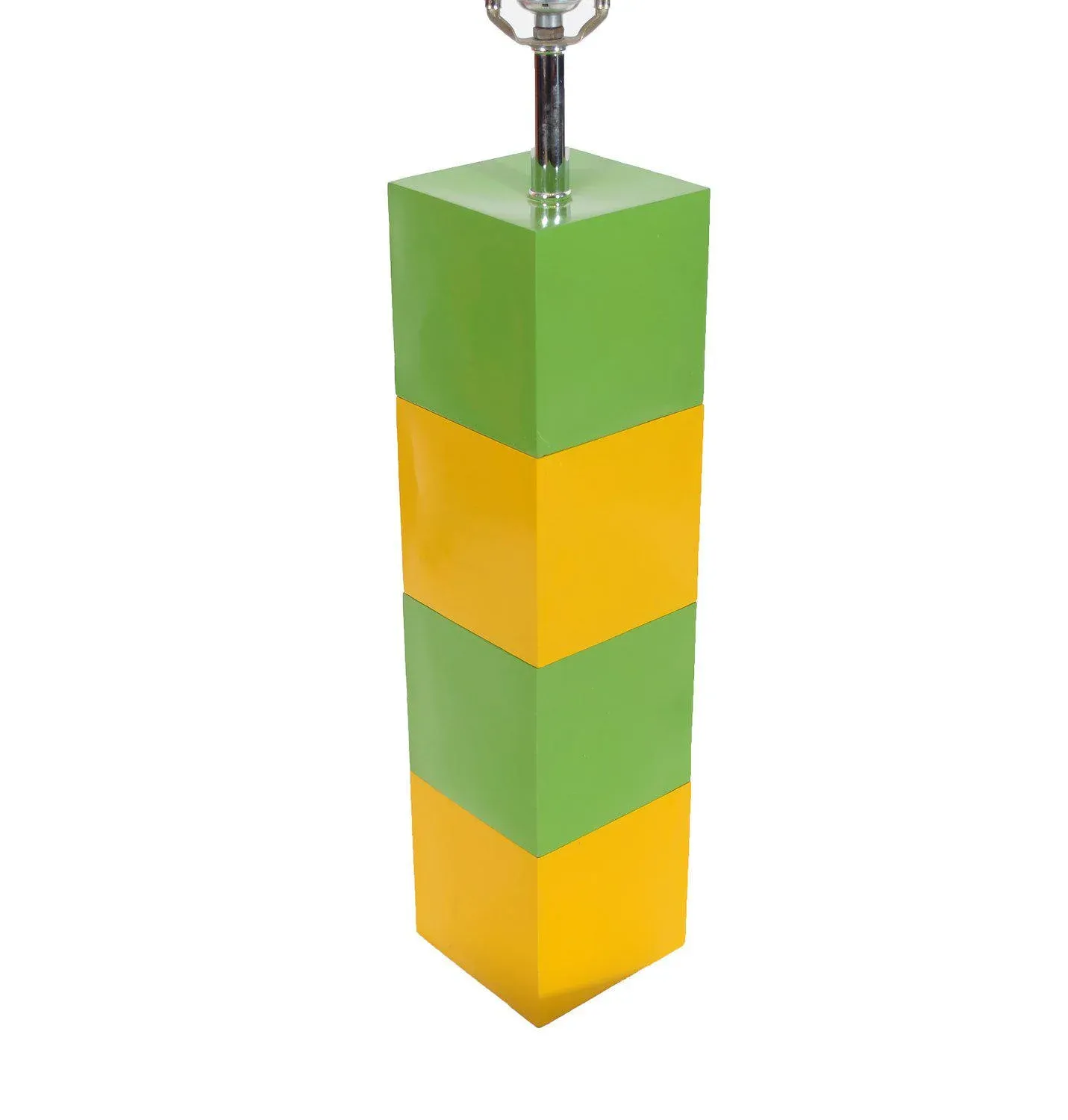Yellow Green Mid-Century Modern Table Lamp