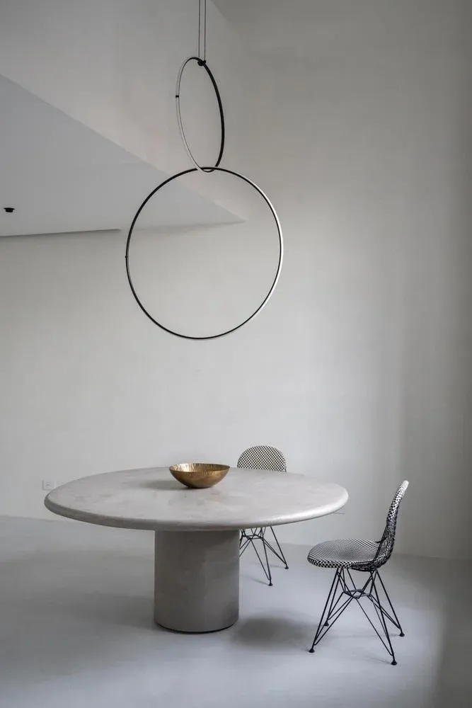 Small Beton Ciré Table Ronde