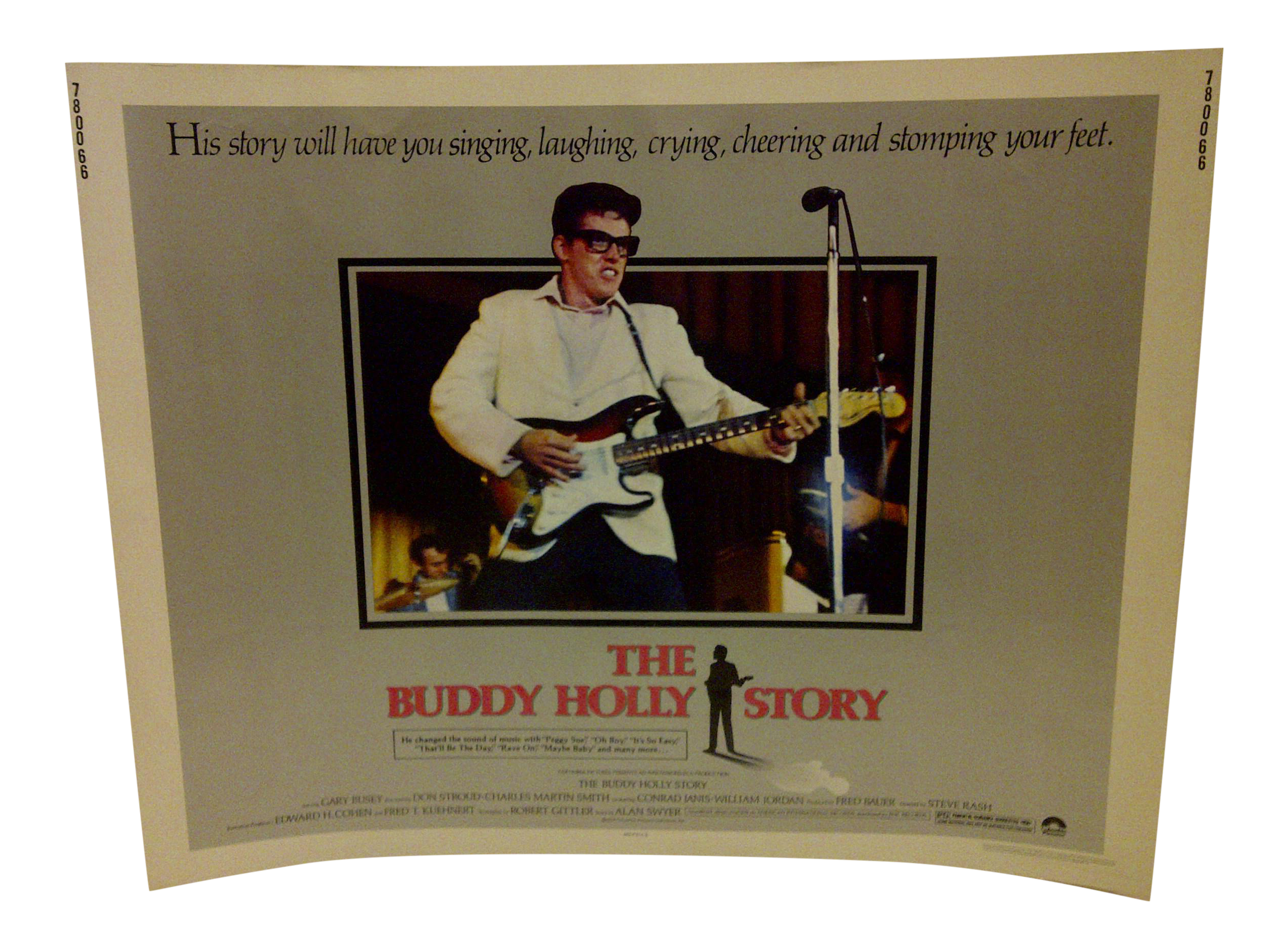 1978 Vintage Movie Poster Of The Buddy Holly Story Chairish