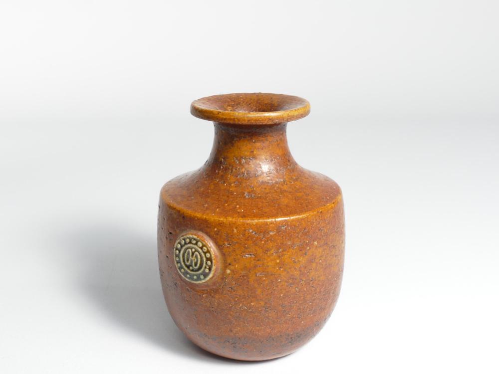 Desert Brown Sahara Vase by Sven Wejsfelt for Gustavsberg, Sweden, 1970s