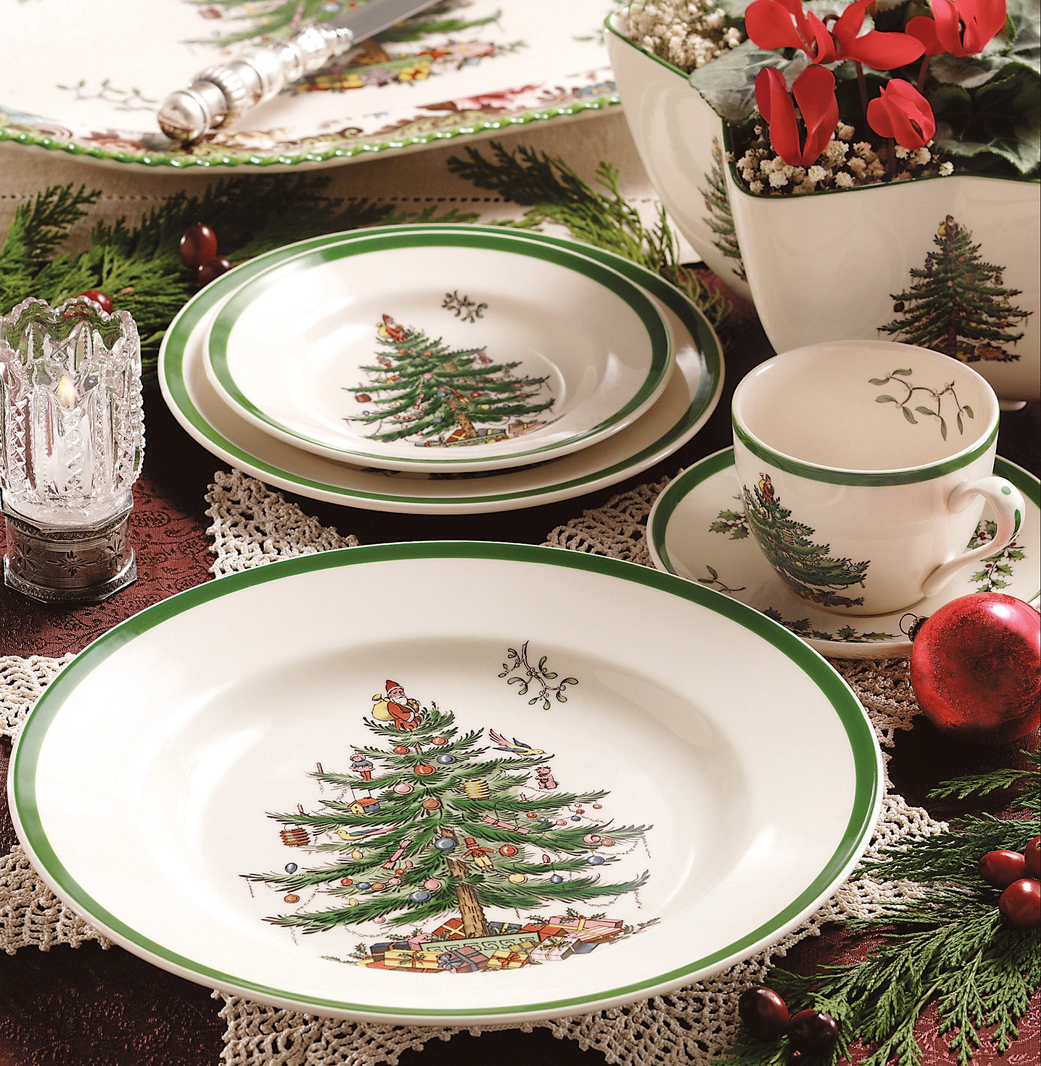 Christmas Dinner Spode Melamine Dinner Plates Christmas Dishes