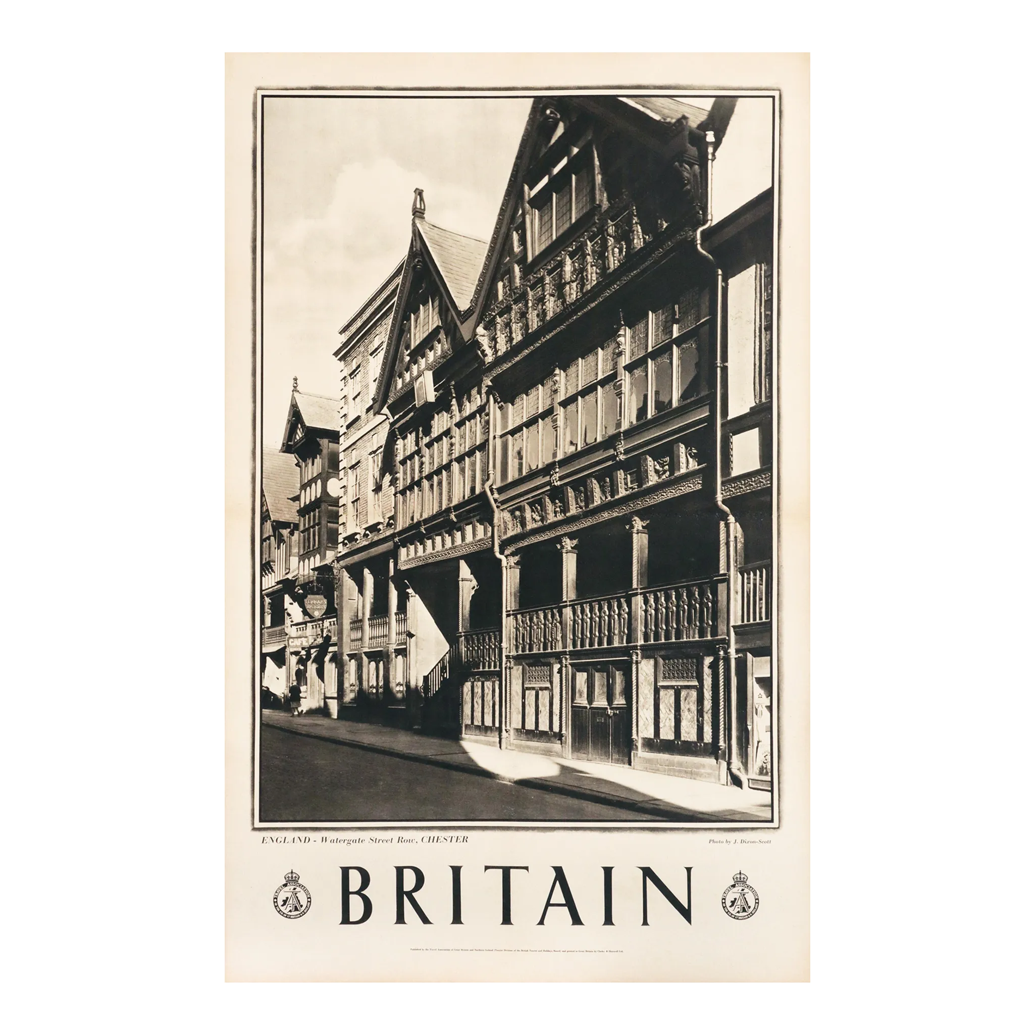 1940s British Travel Poster, \