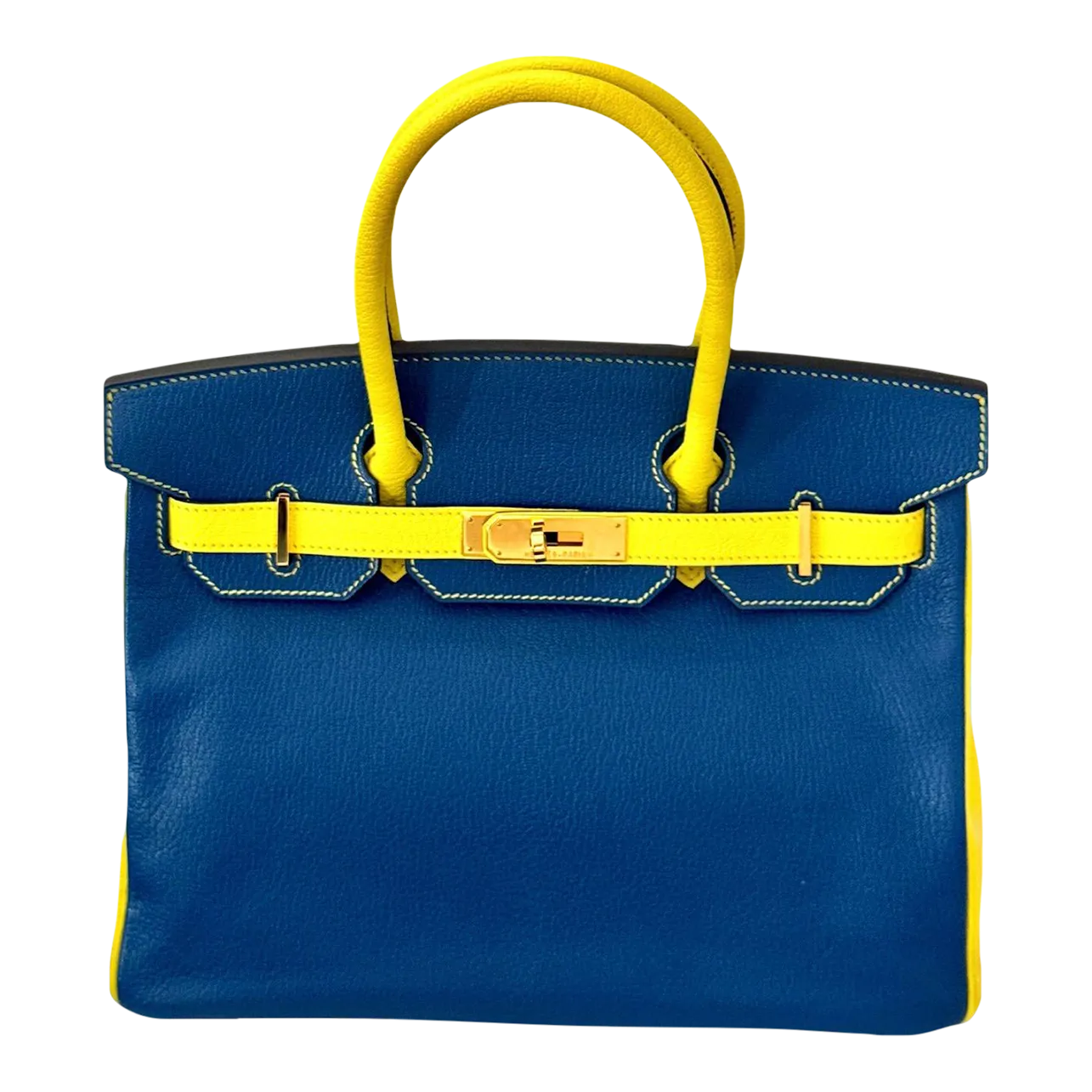 極美品✨HERMES エルメス　ストール　シフォン　イエロー　ブルー エルメス / HERMES カレ ウォッシュ90 GRANDE TENUE ゴールド