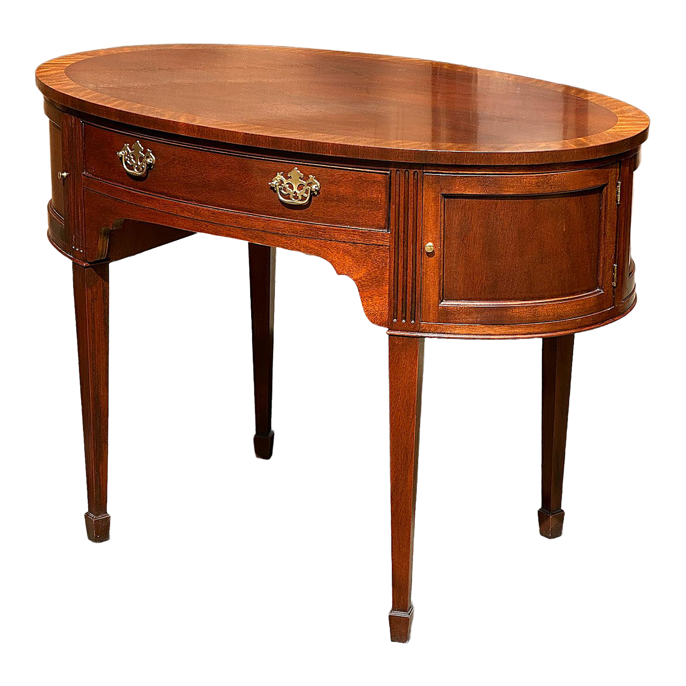 20th Century Baker Furniture Historic Charleston Oval Federal Style