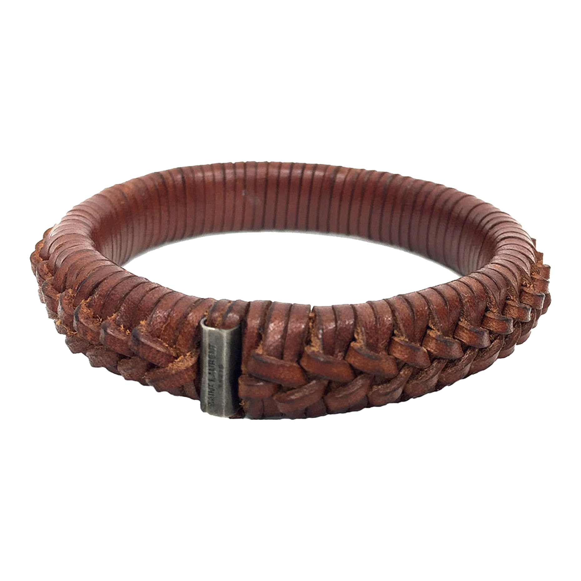 Yves Saint Laurent Saint Laurent Paris Saint Laurent Paris Leather Bracelet Bangle Men s Women s Unisex Ysl