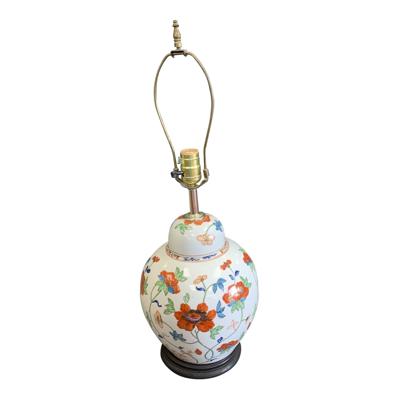 Early 20th Century Ginger Jar Lamp Chairish