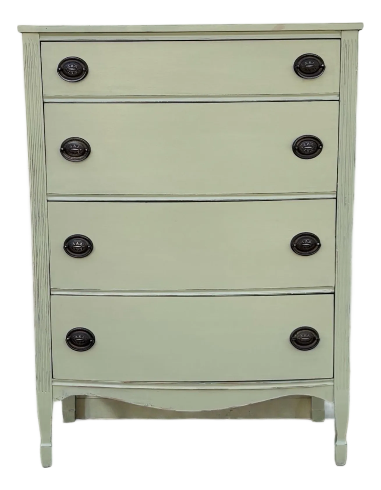 sage green tall dresser Granville 3-Piece Standard Dresser, Tall Narrow Chest and Nightstand Set in  Sage Green