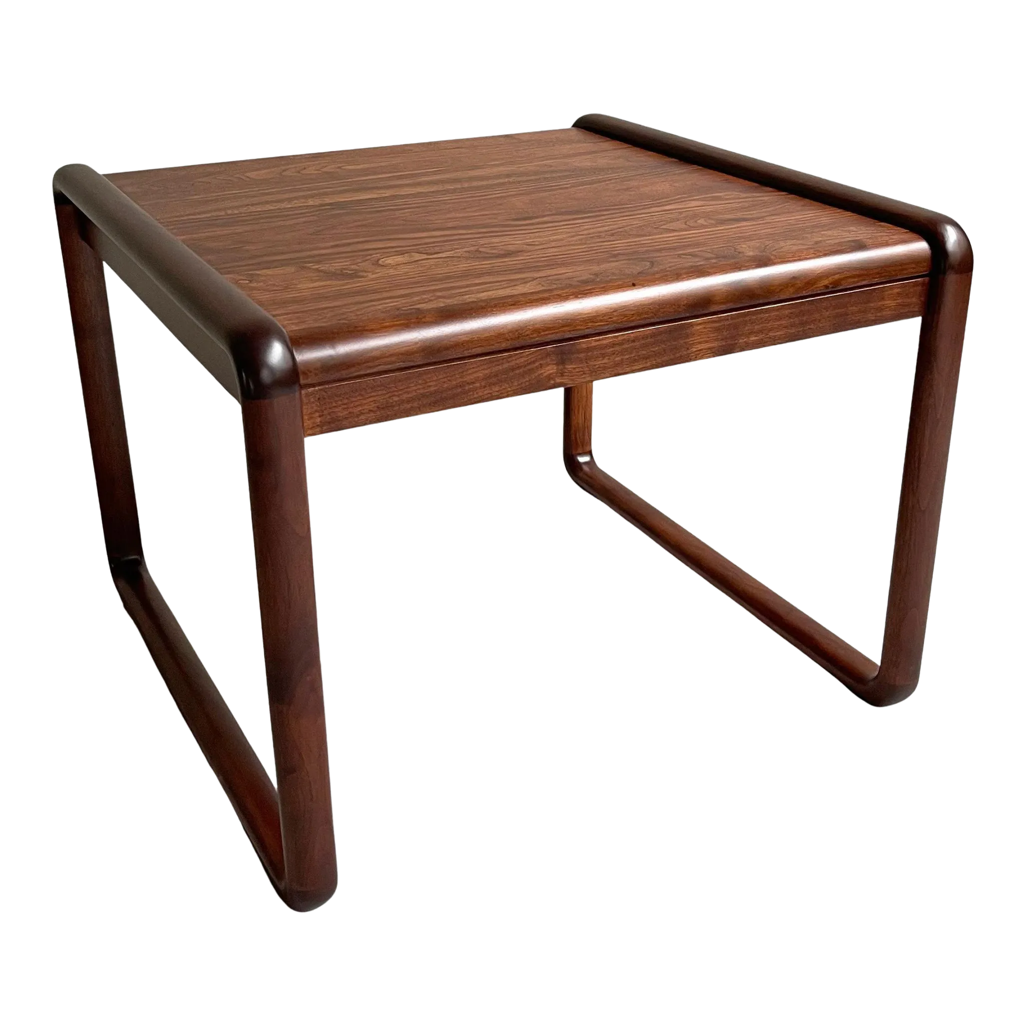 Mid 20th Century Gunlocke MidCentury Modern Walnut Side Table Chairish