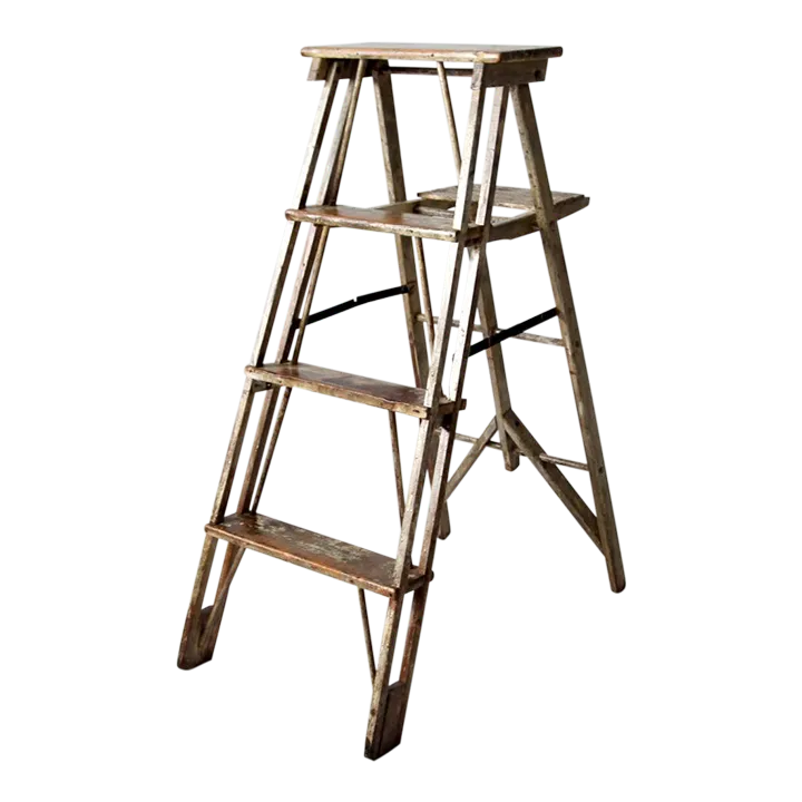 Antique Wooden Ladder